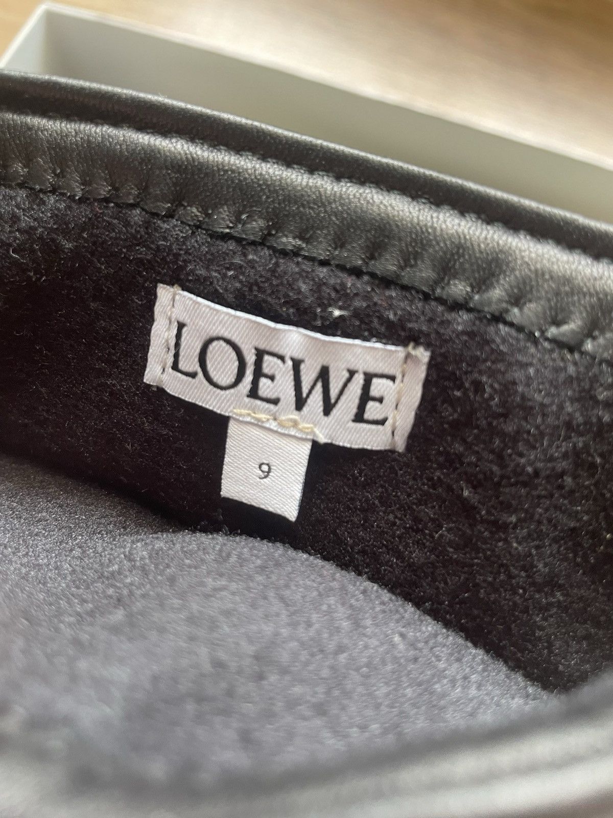 Loewe Loewe Leather Moufle Gloves Size ONE SIZE - 4 Thumbnail