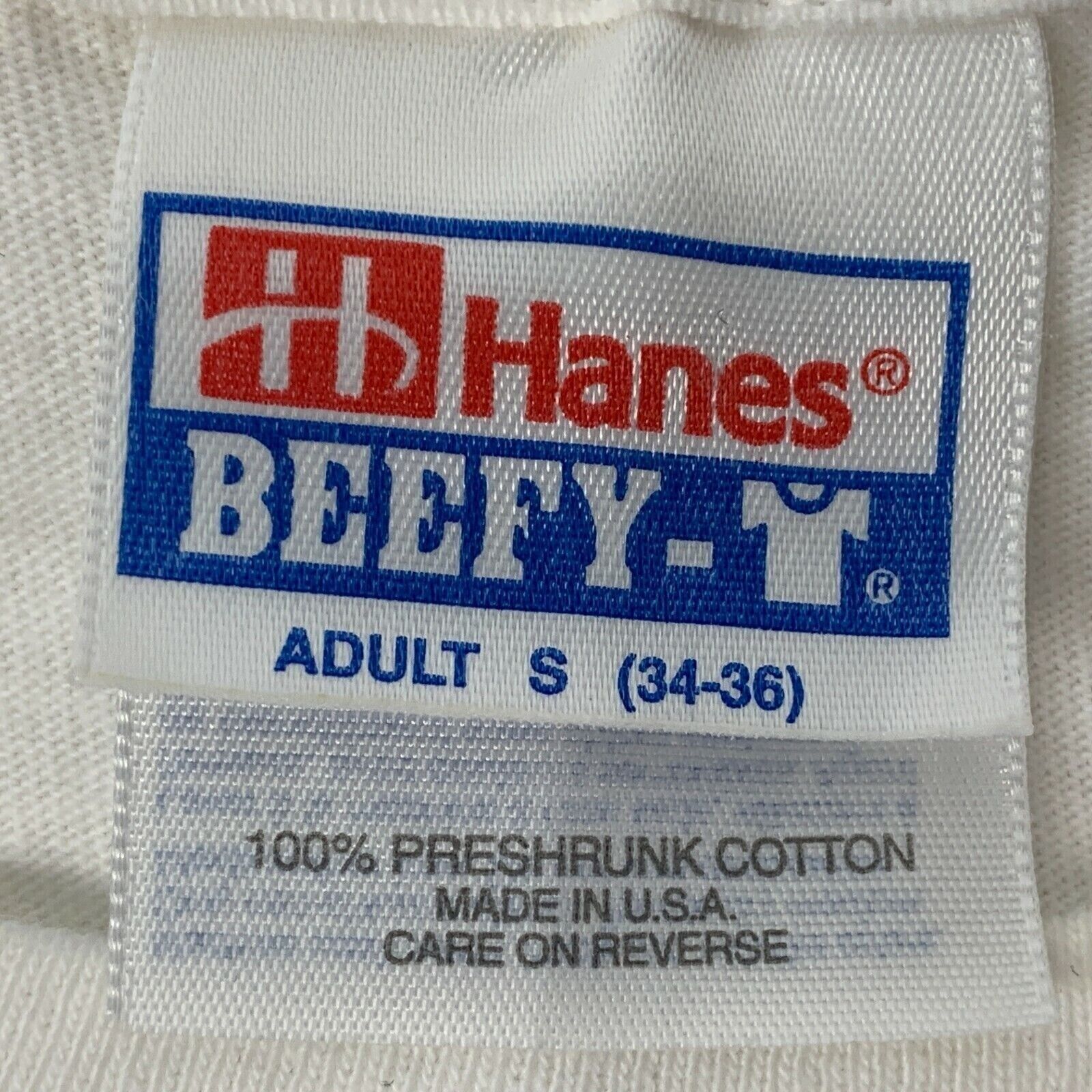 Hanes Vintage 90s Las Vegas T Shirt Gambling Casino White S Small Size US S / EU 44-46 / 1 - 7 Thumbnail