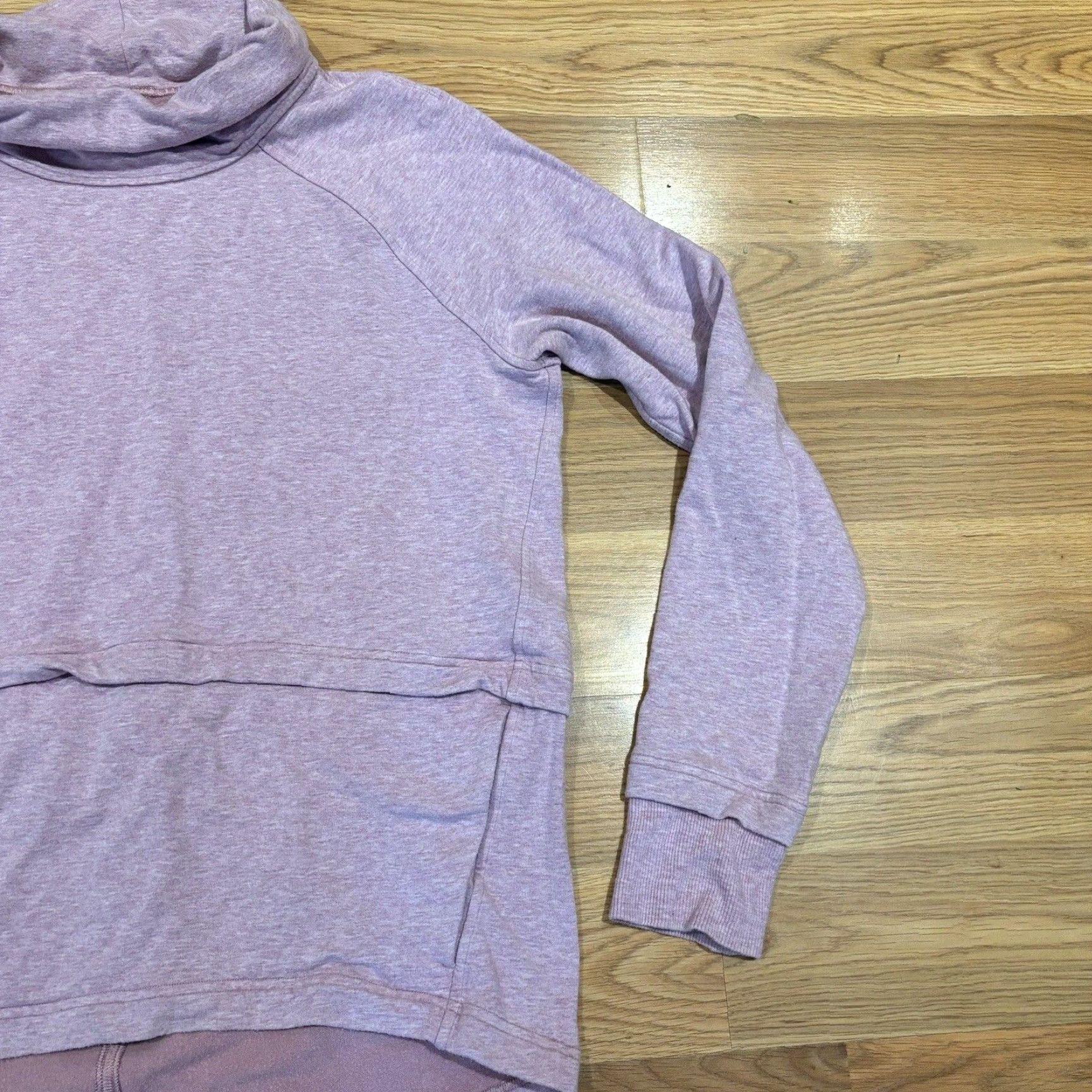 Lululemon Lululemon Find Your Unwind Pullover Womens Size 6 Pink Taupe Heathered Pullover Sweatshirt Long Sleeve Regular 6 Womens Size M / US 6-8 / IT 42-44 - 5 Thumbnail