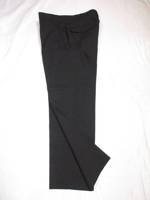 Comme des Garcons Homme Casual Pants Silk blend slacks woven pattern Black Size US 33 - 2 Thumbnail