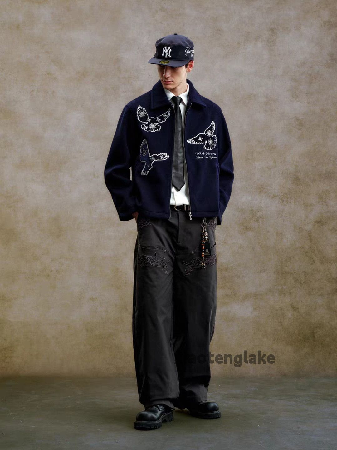 Vintage Utility woolen yuppie loose hiphop festival work jacket Size US XXL / EU 58 / 5 - 1 Thumbnail