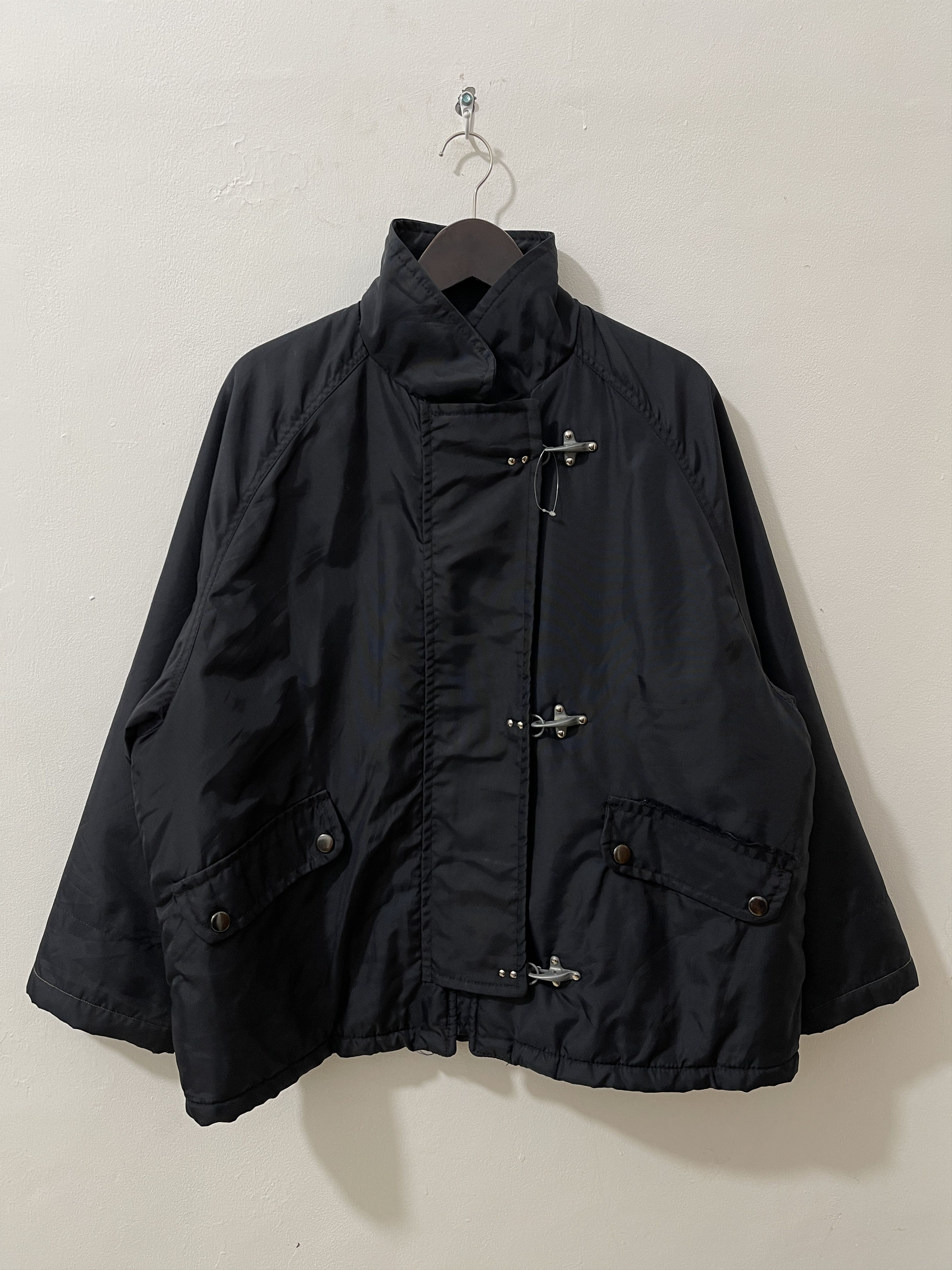 Japanese Brand 2000s Vimalu Japan Archive Fireman Clasp Black Jacket Size US XL / EU 56 / 4 - 2 Thumbnail