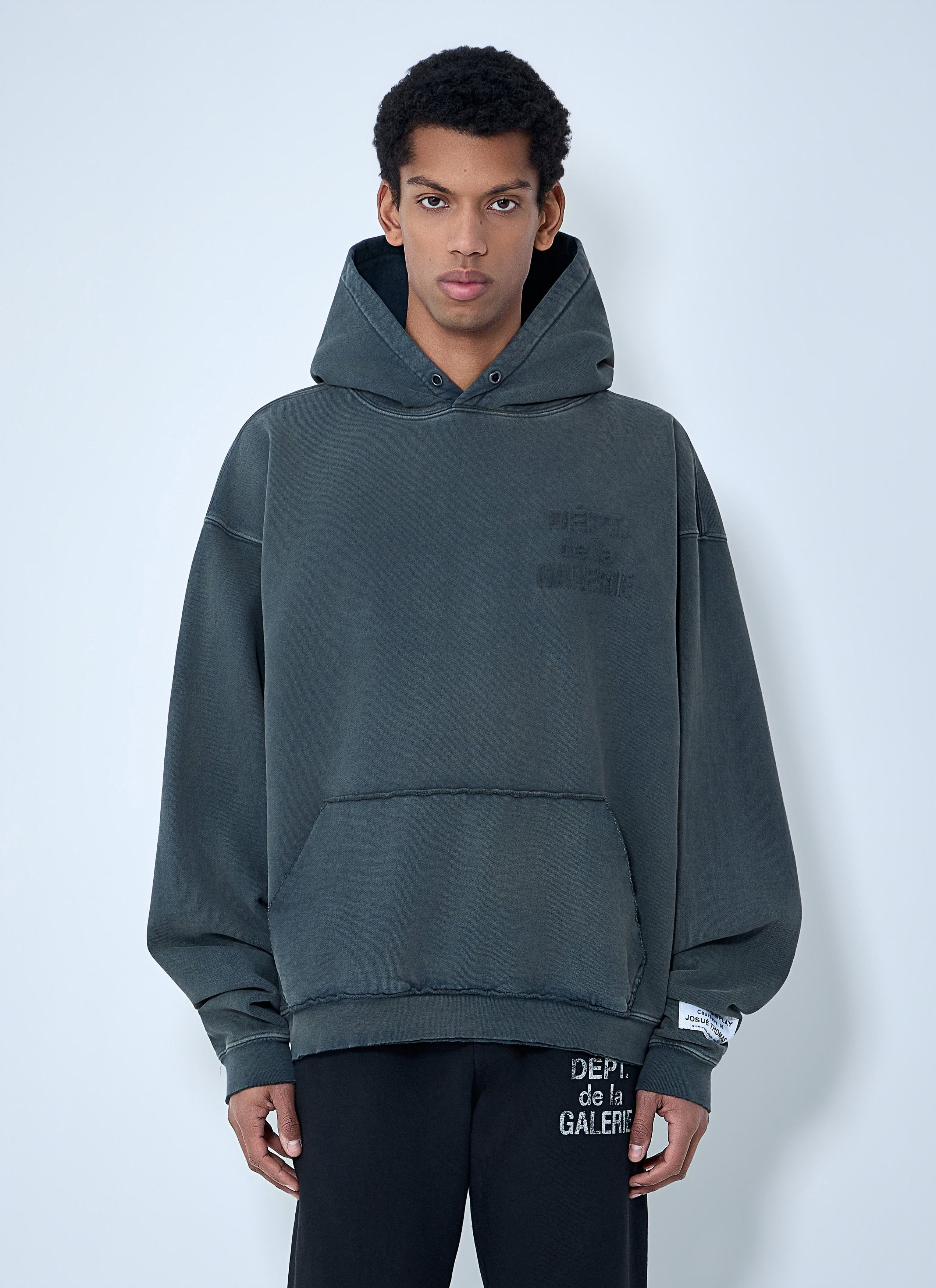 Gallery Dept. Oversized Cotton-Blend Hooded Sweatshirt Size US XXL / EU 58 / 5 - 1 Thumbnail