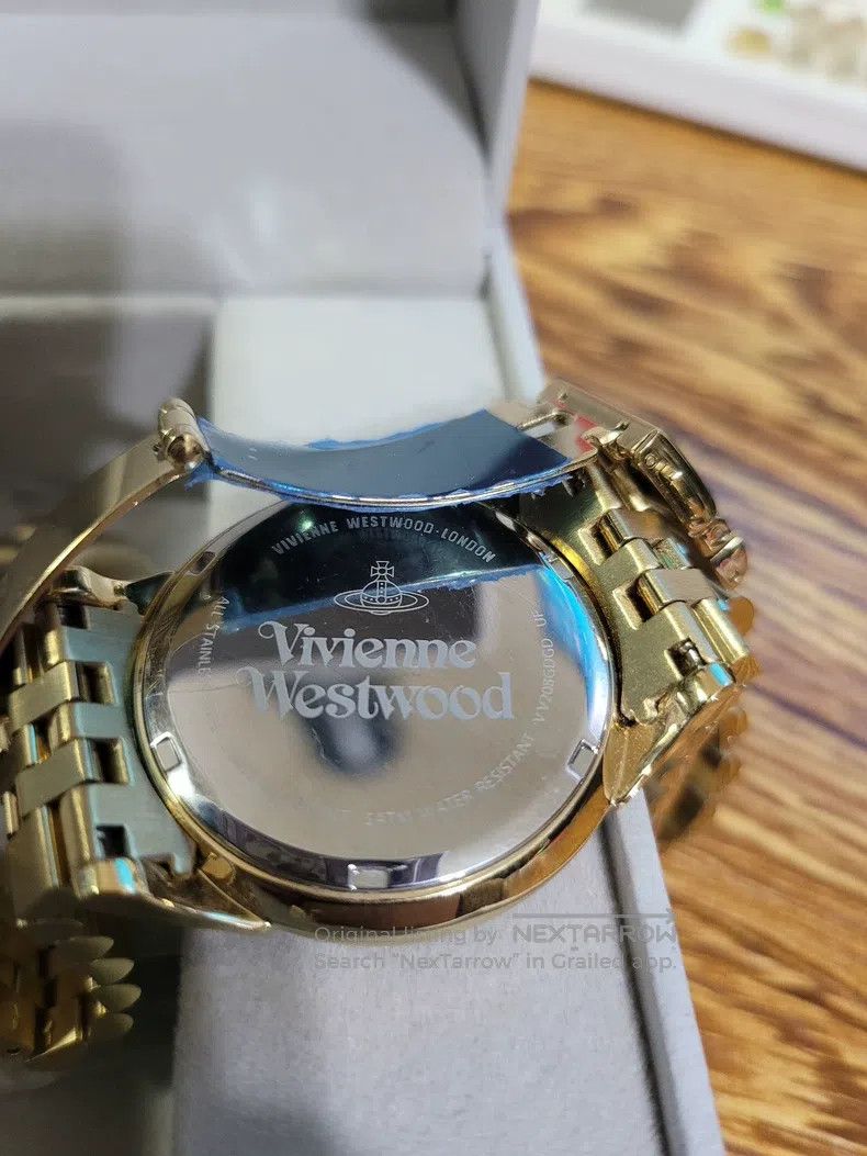 Vivienne Westwood Vivienne Westwood 38mm Submariner Damascus Pattern Engrave Size ONE SIZE - 6 Thumbnail