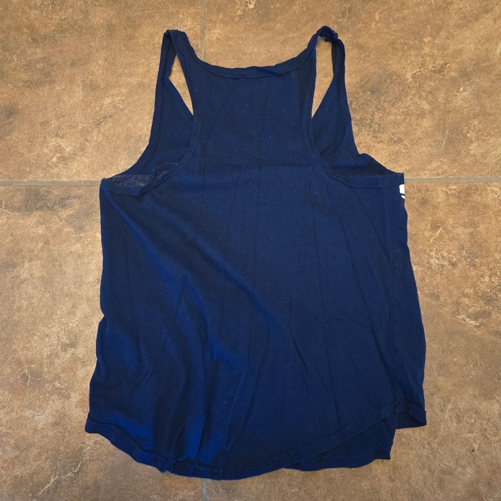 Zara Navy White Nautical ZARA Racerback Tank Size S / US 4 / IT 40 - 2 Thumbnail