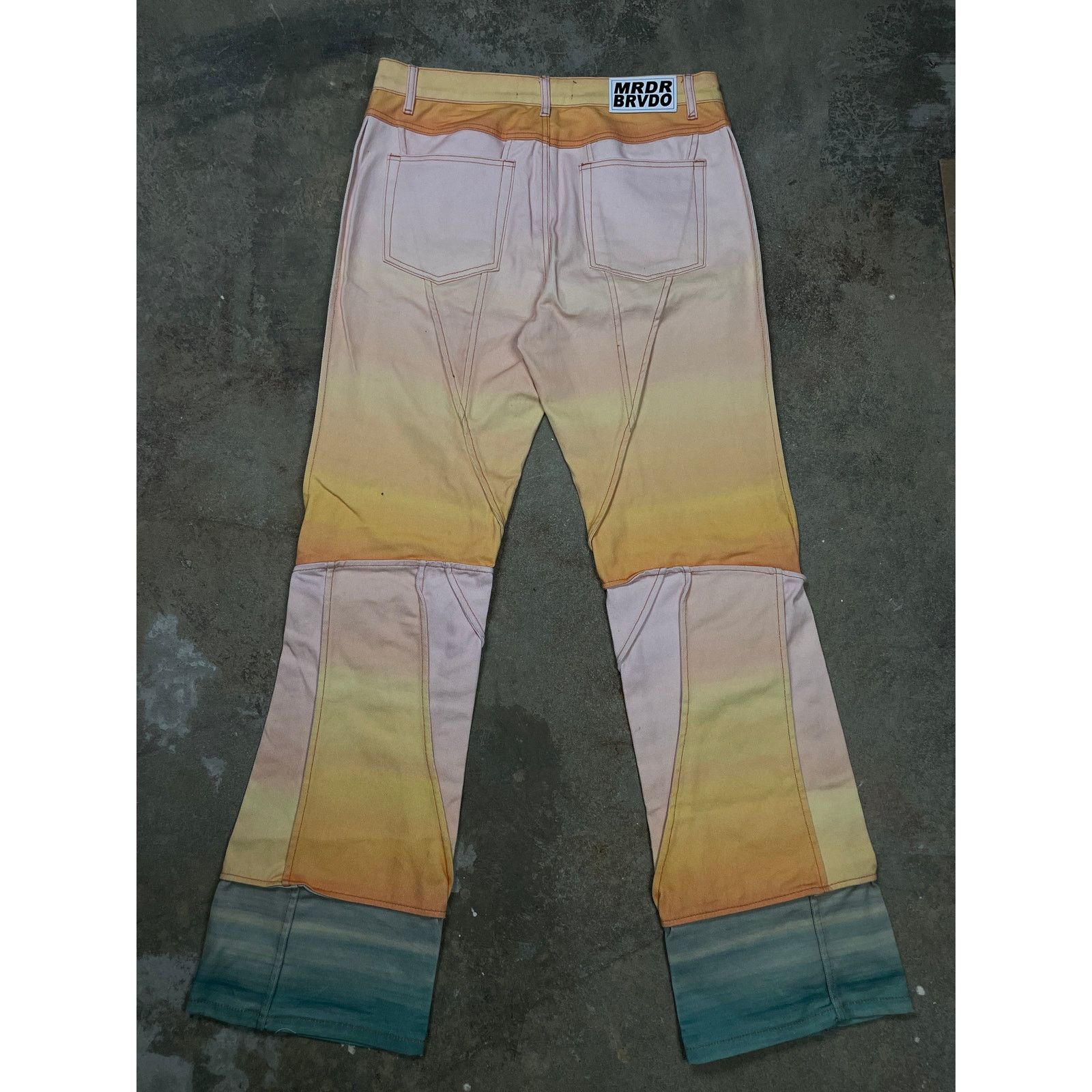 Who Decides War WDW Jeans Multi Color Used 34 Size US 34 / EU 50 - 3 Thumbnail