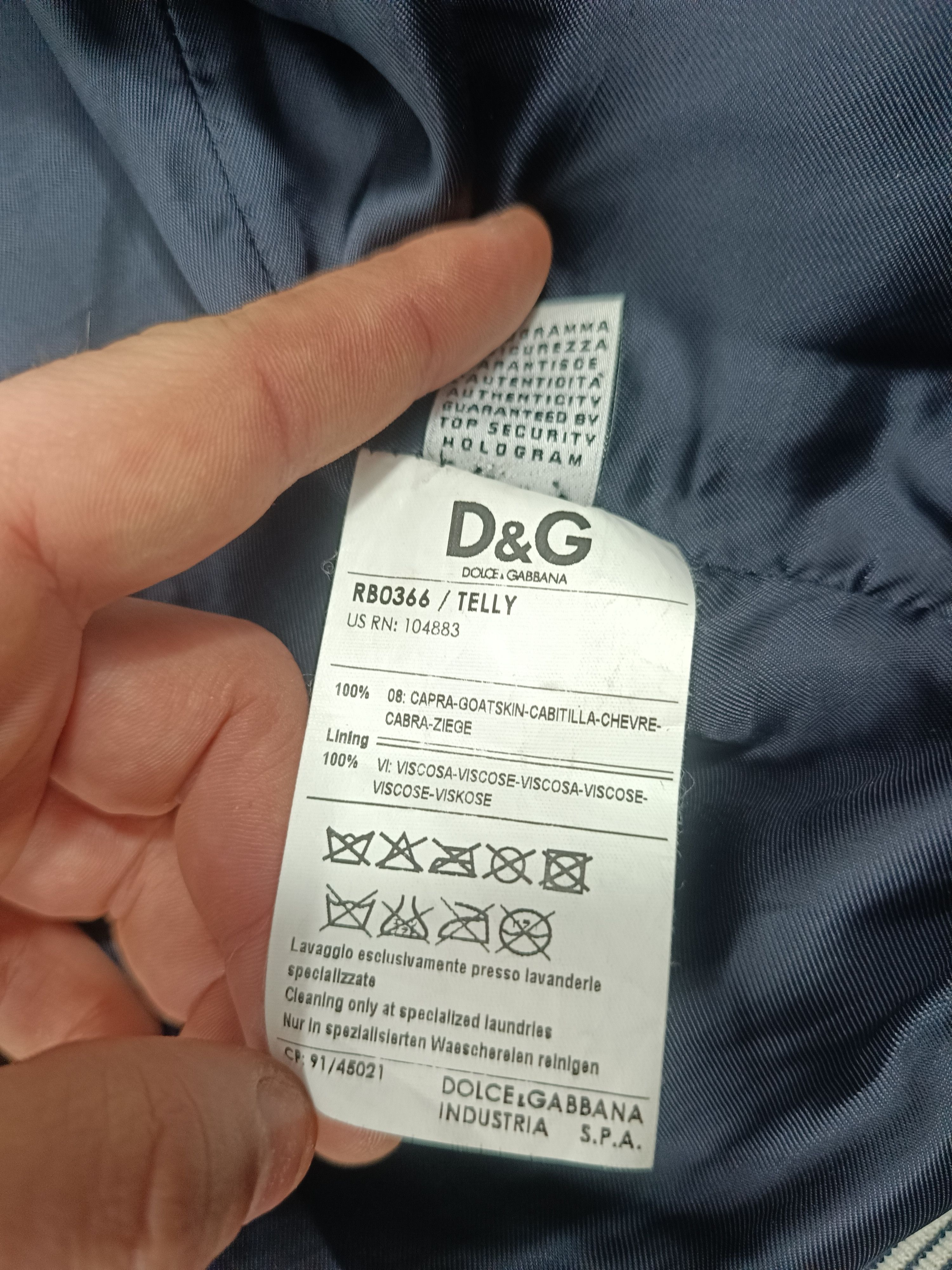 Dolce & Gabbana Leather jacket Dolce and Gabbana size medium Size US M / EU 48-50 / 2 - 6 Thumbnail