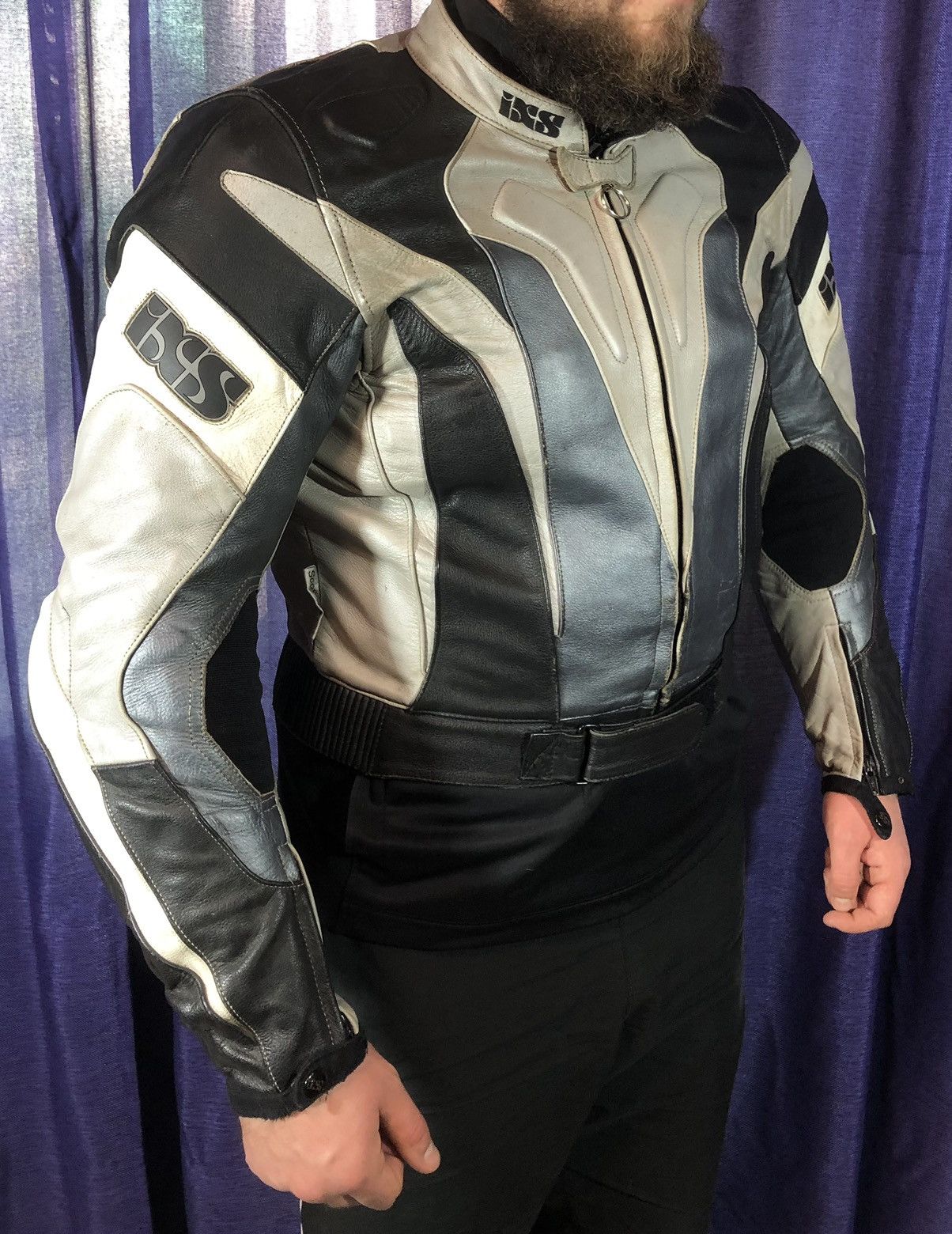 Ducati × Ferrari × Yamaha IXS Motorcycle Moto Leather Jacket Racing Size US M / EU 48-50 / 2 - 3 Thumbnail