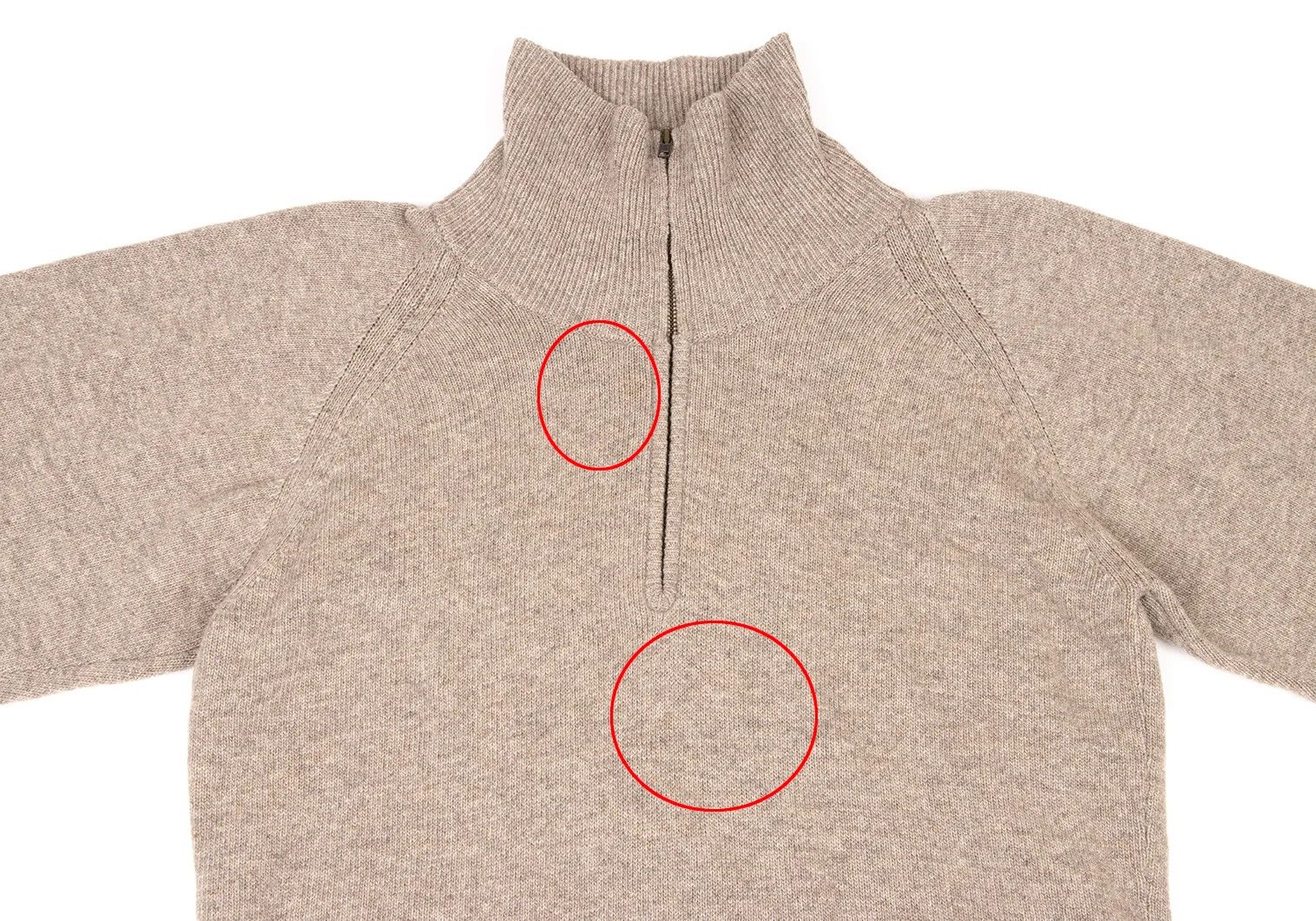 Issey Miyake Wool-Blend High-Neck Half-Zip Knit Sweater in Mocha M Size US M / EU 48-50 / 2 - 2 Thumbnail