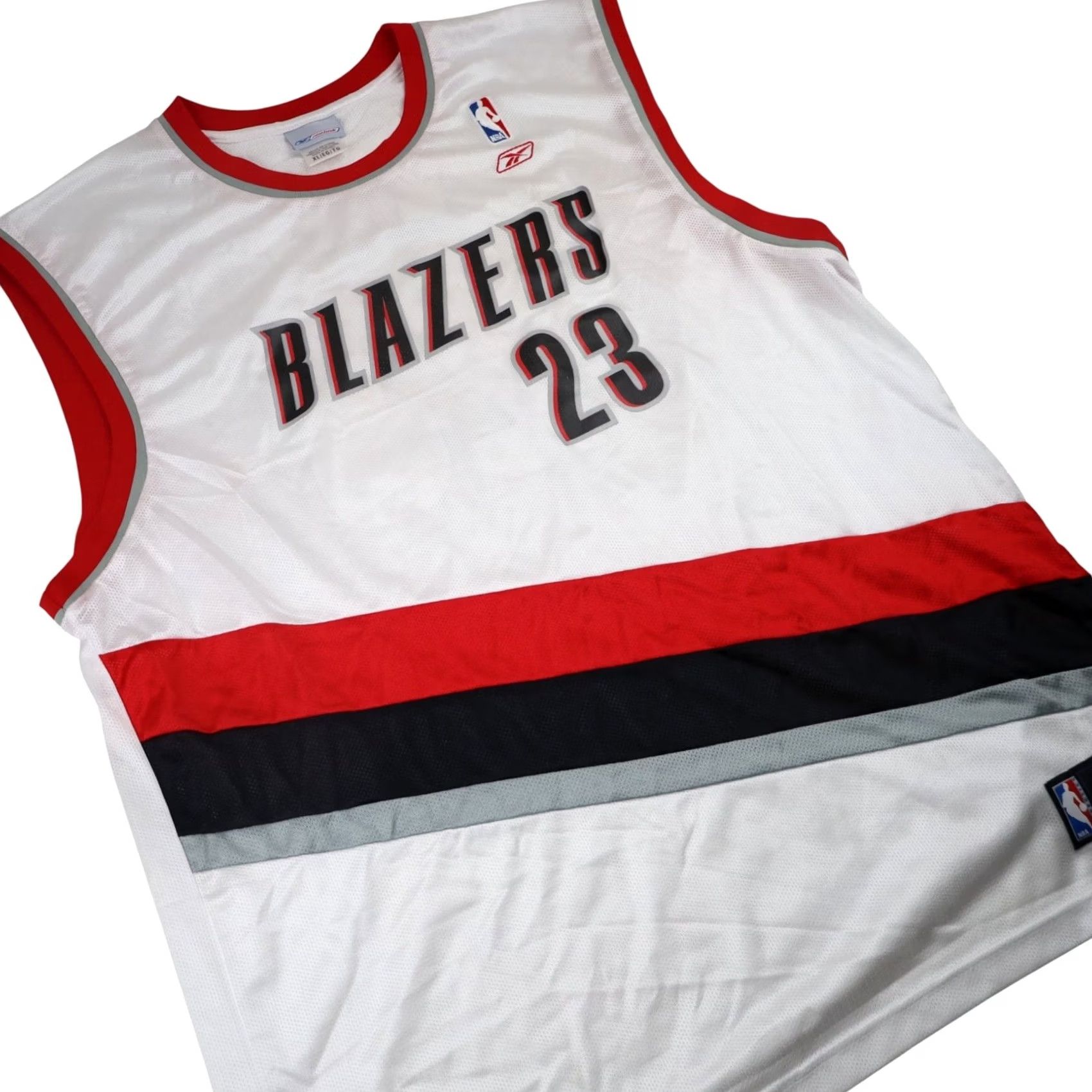 Reebok VINTAGE Reebok Portland Blazers #23 Darius Miles Basketball Jersey Mens XL White Tank Size US XL / EU 56 / 4 - 4 Thumbnail