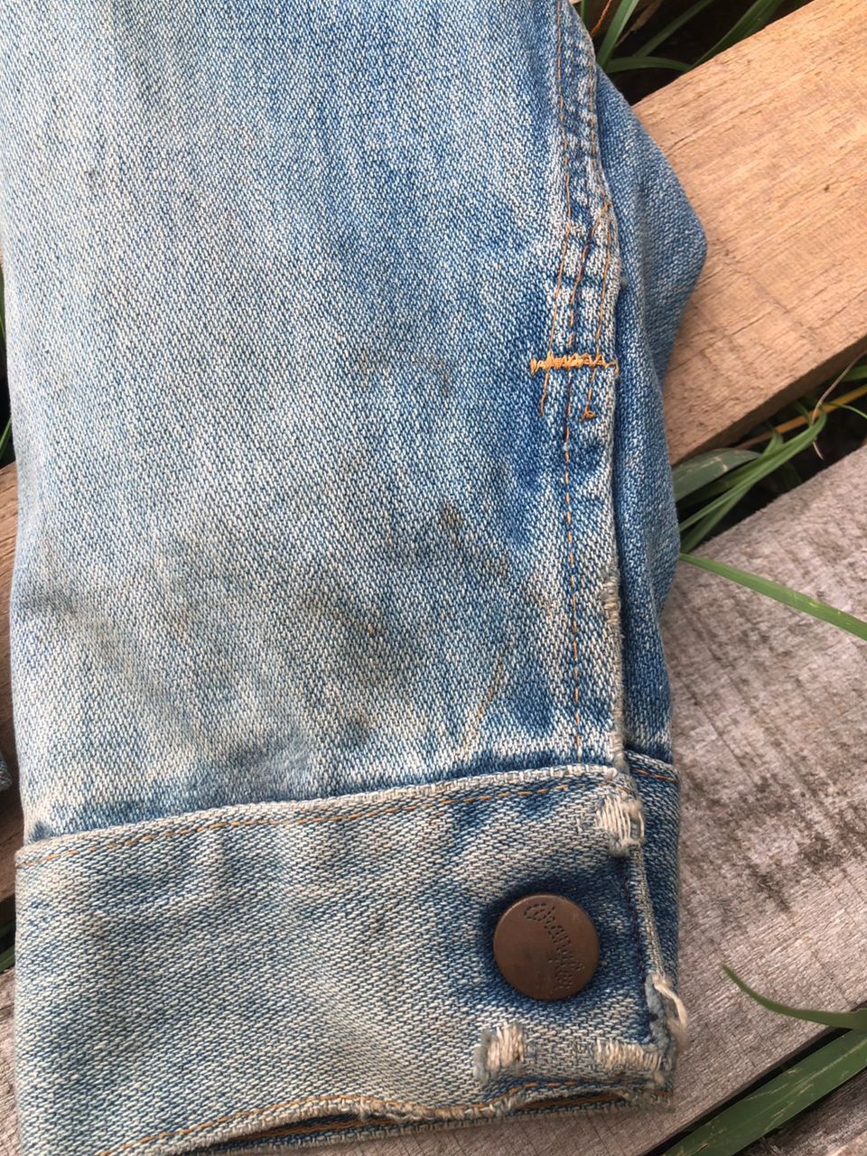 Wrangler Vintage 70s Wrangler Cropped Denim Jacket Size S / US 4 / IT 40 - 7 Thumbnail