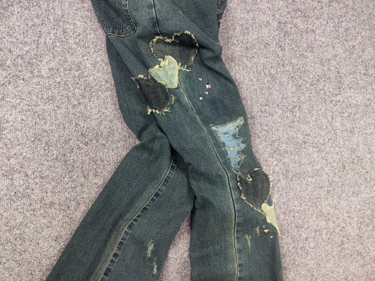 If Six Was Nine Vintage Y2K hysteric glamour Japan low-rise jeans Flared LGB Size 26" / US 2 / IT 38 - 5 Thumbnail