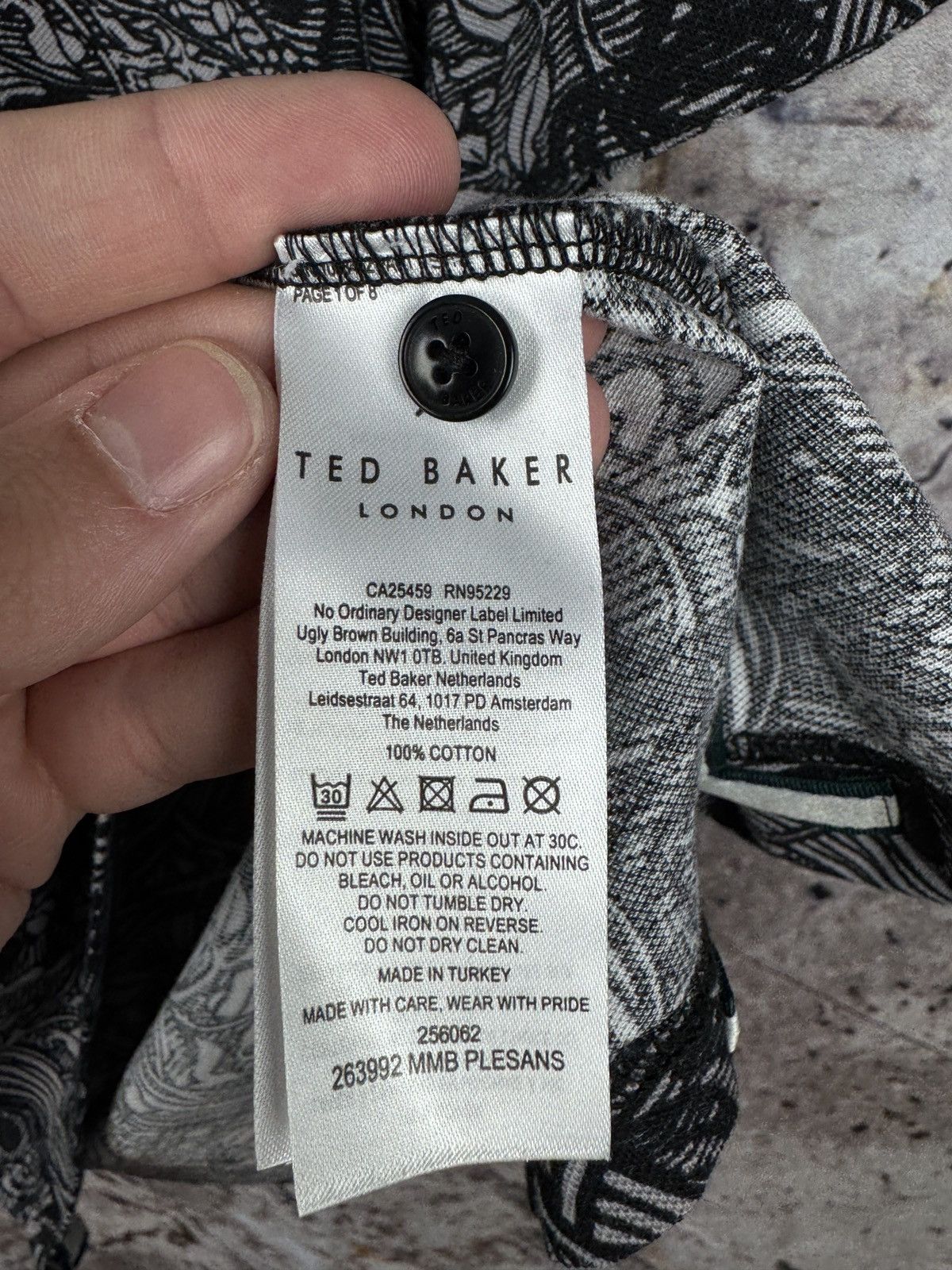 Ted Baker Men’s Ted Baker London Polo Shirt Streetwear Size 5 Size US XL / EU 56 / 4 - 8 Thumbnail