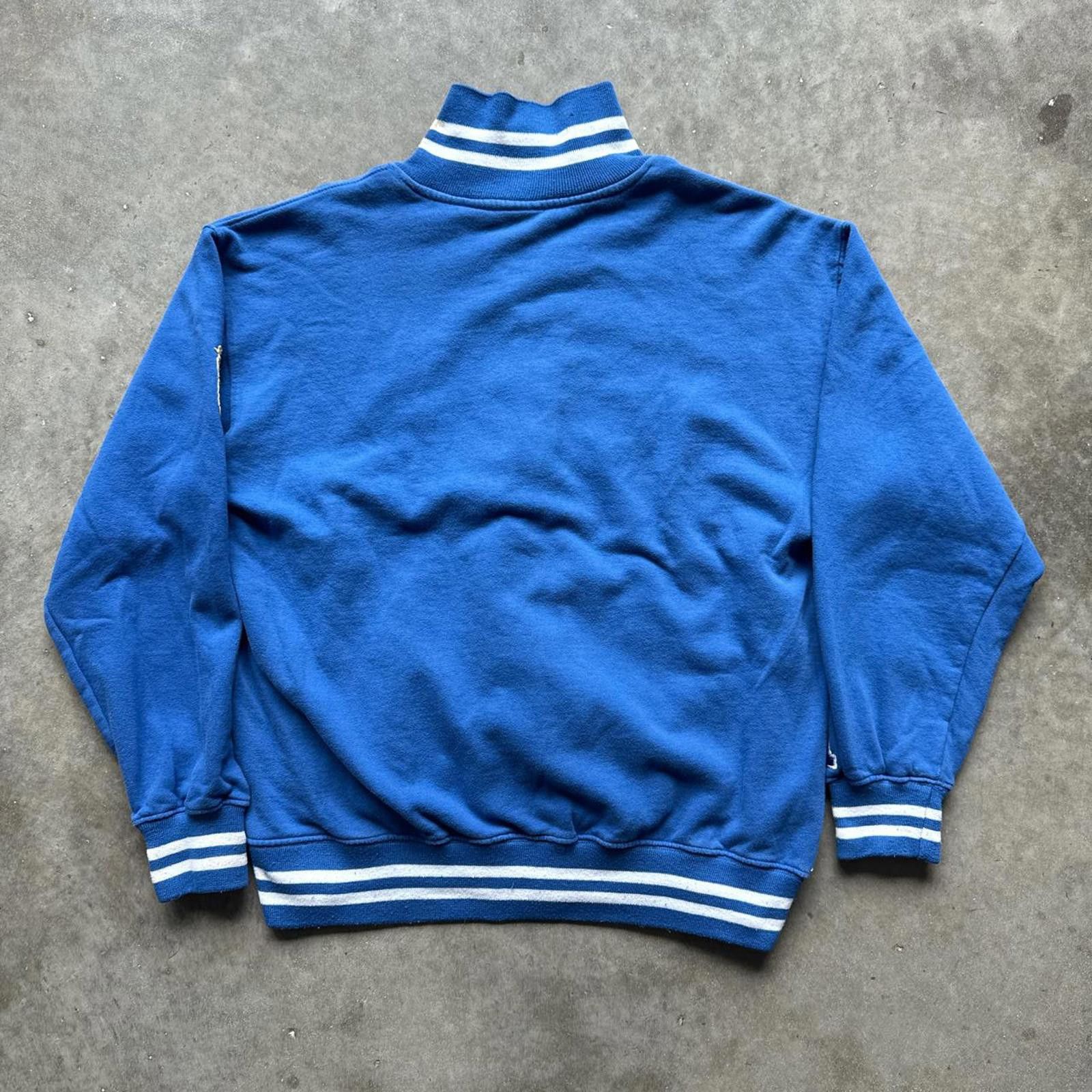 Other Stylish Italia Blue Zip Up Jacket With Embroidered Details Size US L / EU 52-54 / 3 - 2 Thumbnail