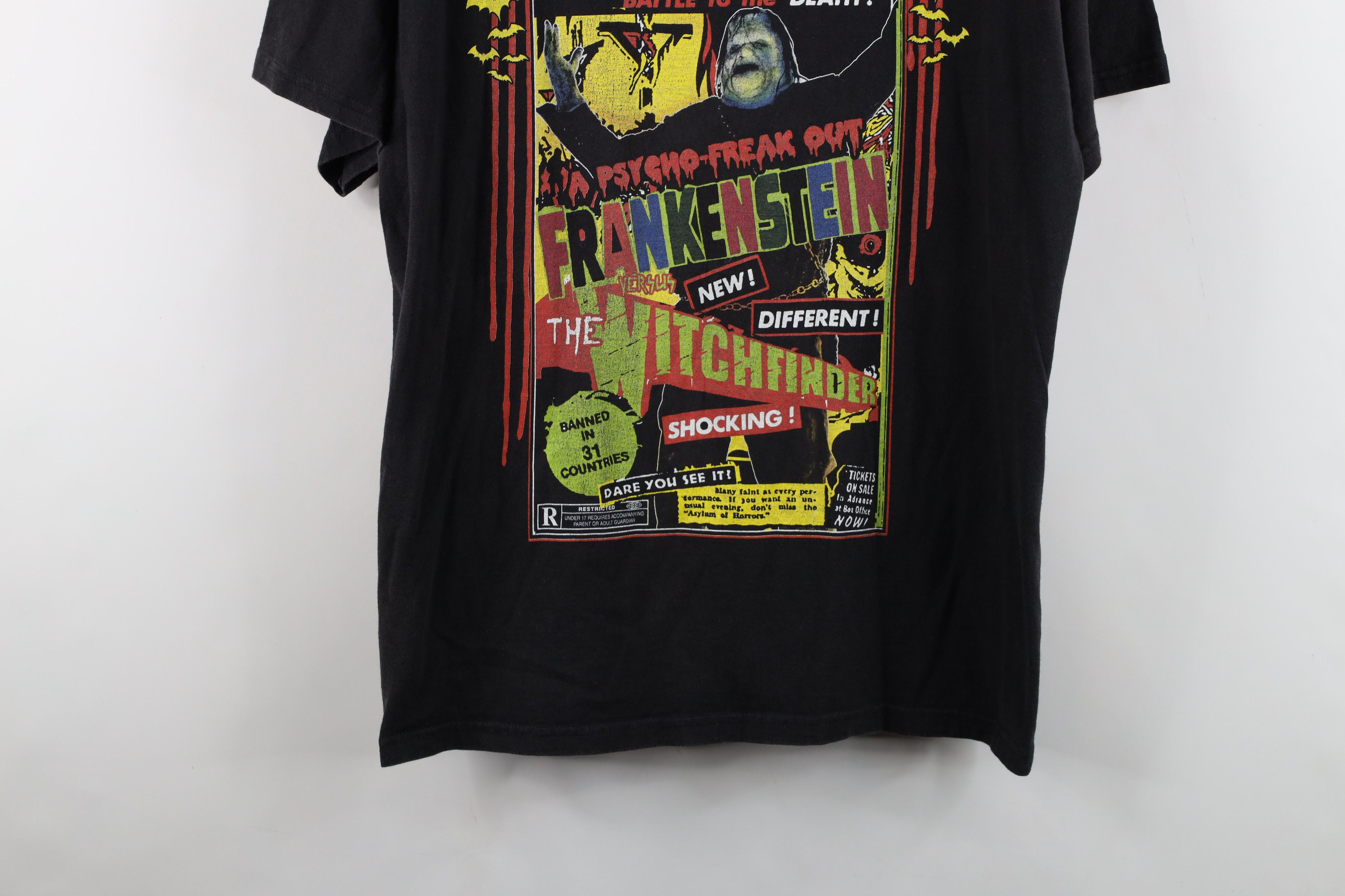 Vintage Vintage Rob Zombie Frankenstein vs The Witchfinder T-Shirt Size US XL / EU 56 / 4 - 3 Thumbnail