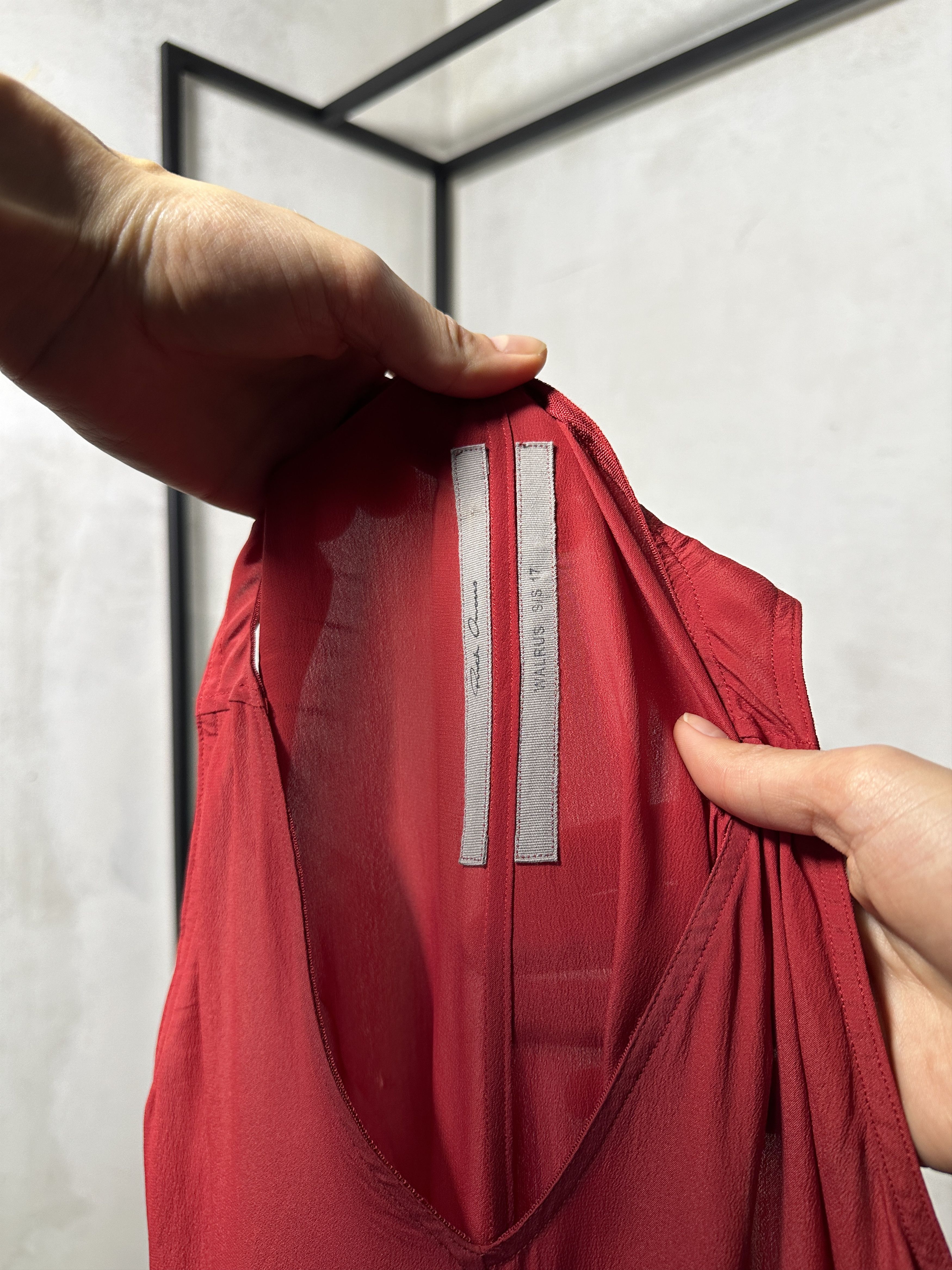 Rick Owens Rick Owens Moody Tank Gown in Red Size M / US 6-8 / IT 42-44 - 13 Thumbnail