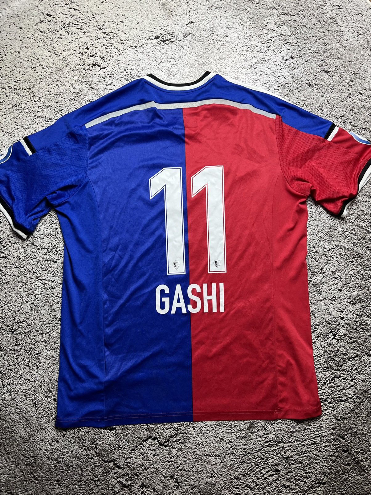 Adidas 2014-2015 FC Basel Switzerland Shkelzen Gashi adidas jersey Size US XL / EU 56 / 4 - 1 Thumbnail
