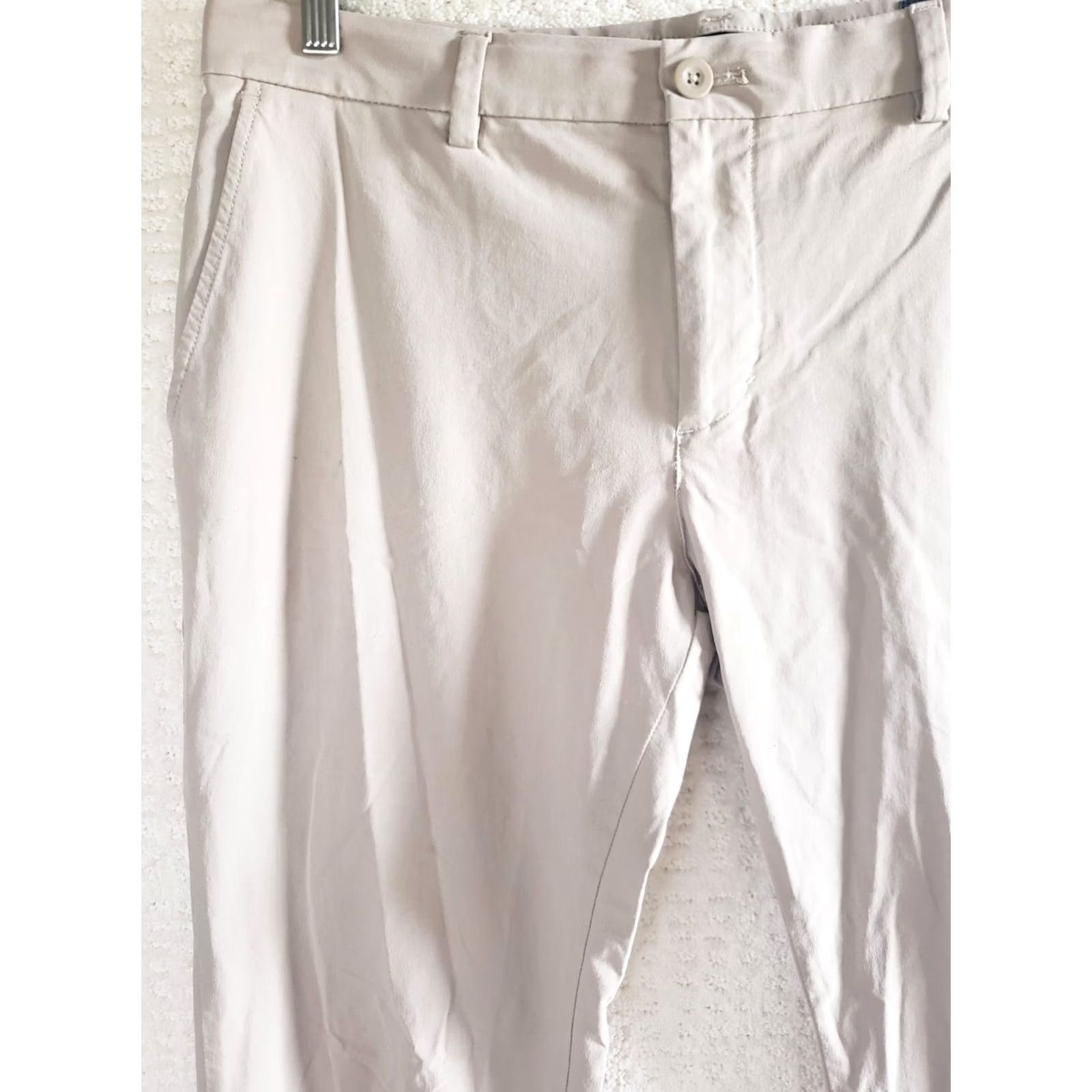 Vineyard Vines Vineyard Vines Breaker Performance Pants Beige Mens Golfing 32 x 30 Cotton Nylon Spandex Size US 32 / EU 48 - 3 Thumbnail