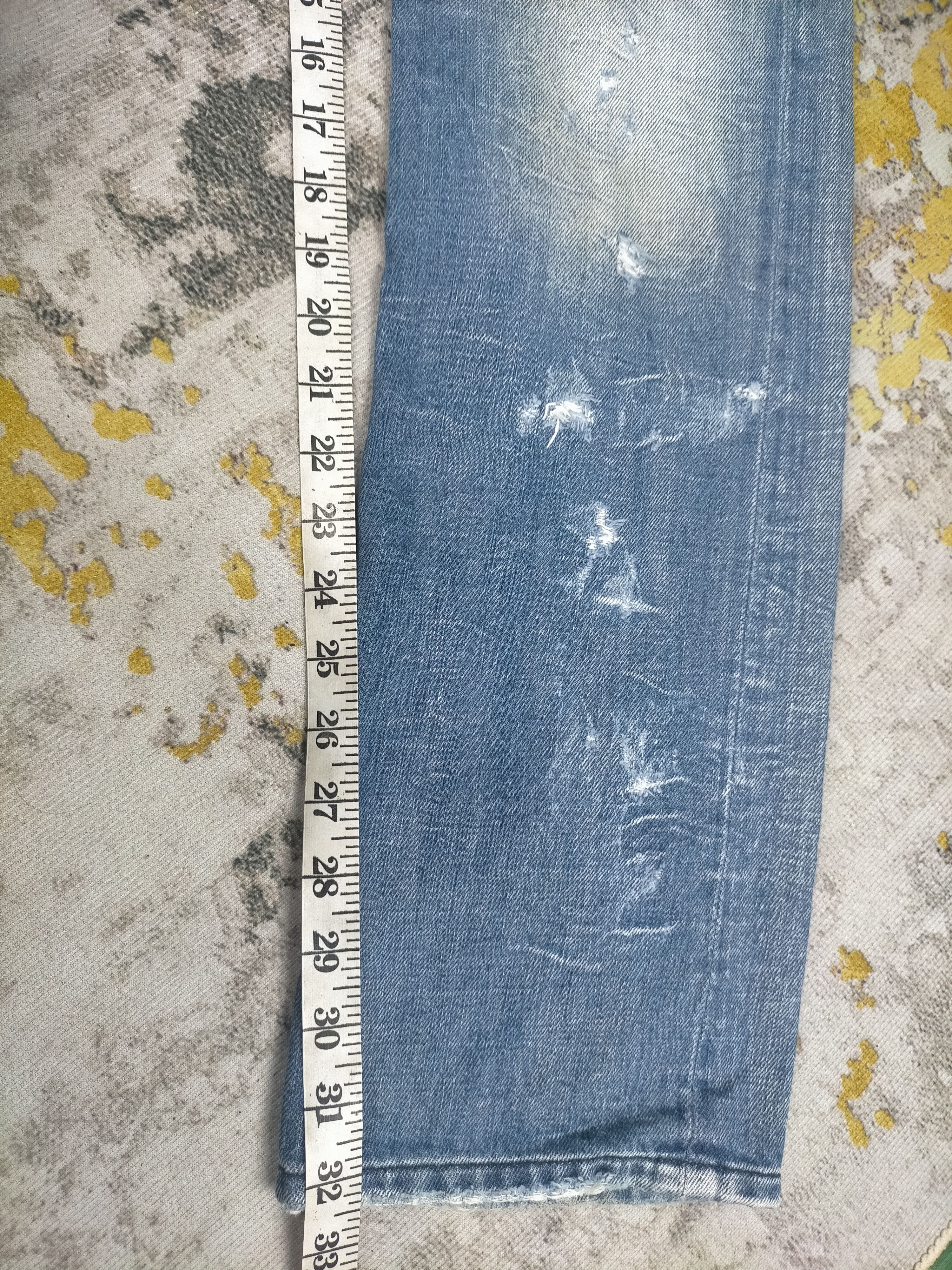 Tornado Mart Diesel Safado Distressed Mudwash Thrashed Jeans Size US 32 / EU 48 - 9 Thumbnail