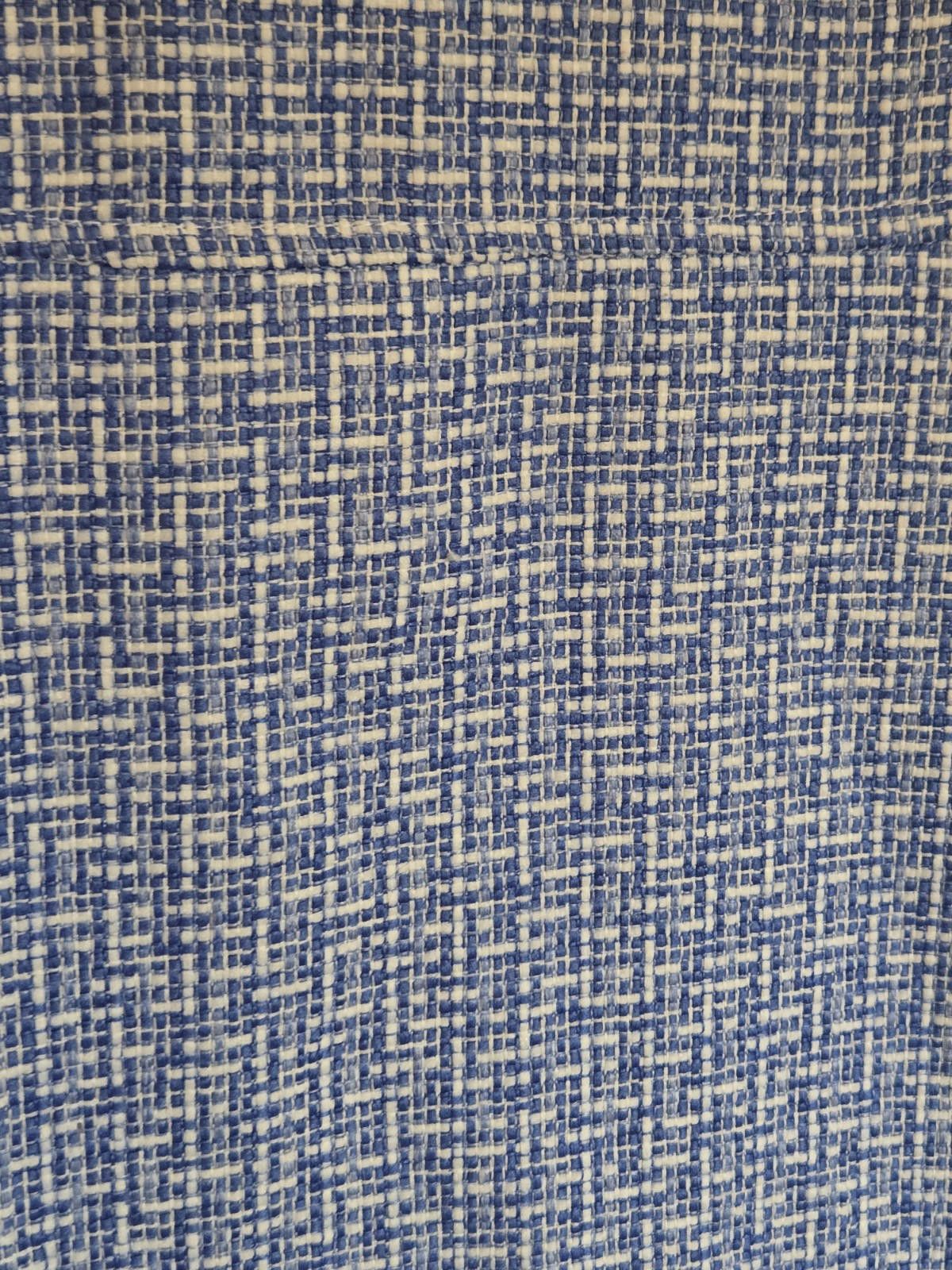 Nice Collective 9 & CO Midi Dress Size 6 Blue White Tweed Fit And Flare A Li Size M / US 6-8 / IT 42-44 - 8 Thumbnail