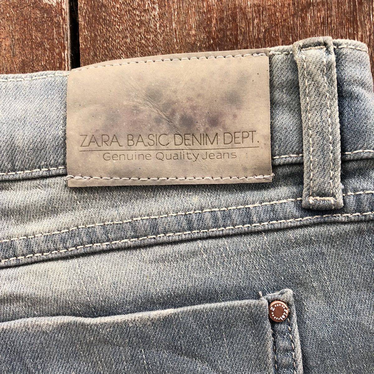 Zara Vintage Zara Z1975 Denim Short Pants Size 31" - 5 Thumbnail