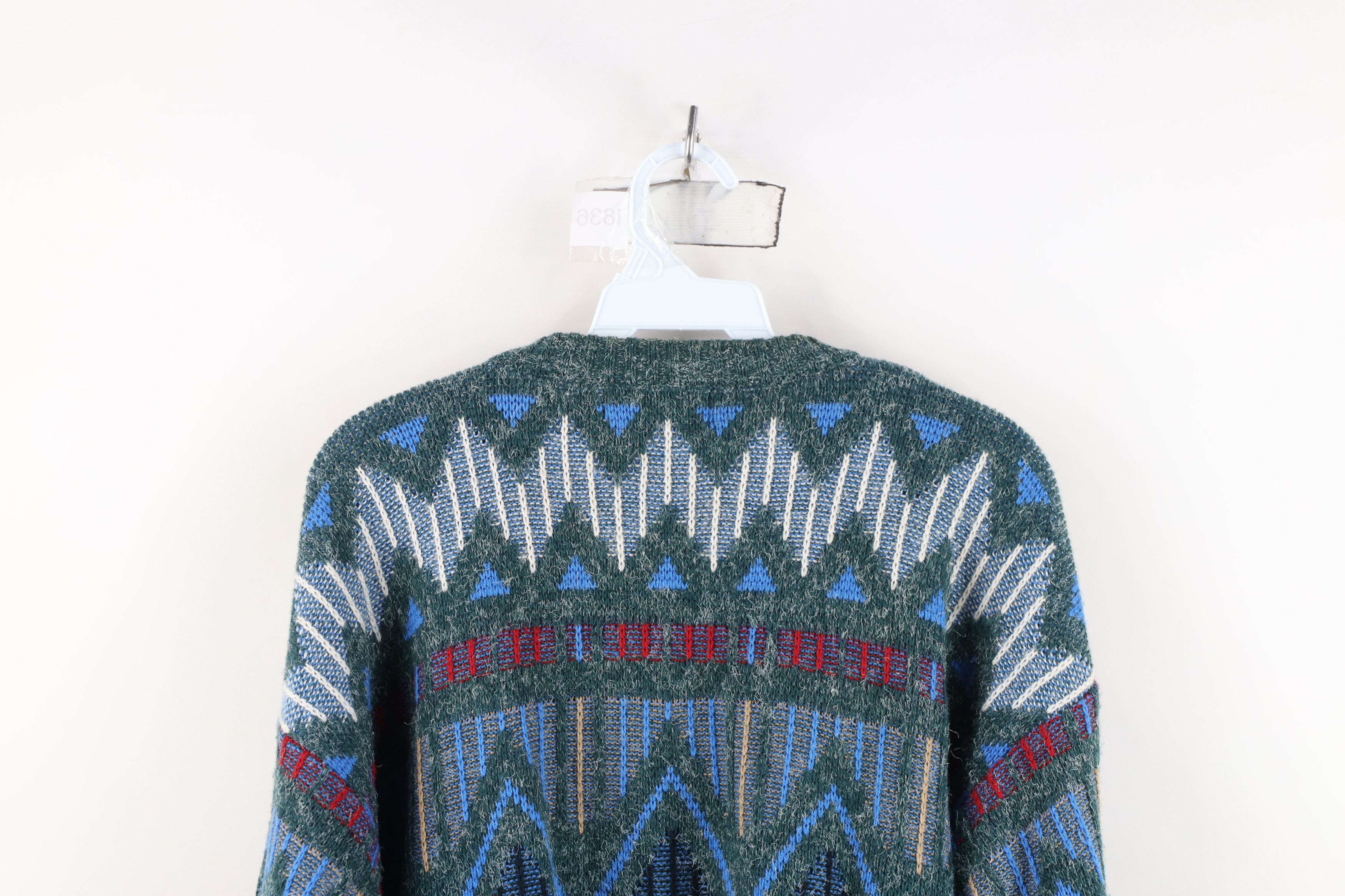 Vintage Vintage 90s Coogi Style Fair Isle Knit Crewneck Sweater Size US L / EU 52-54 / 3 - 11 Thumbnail