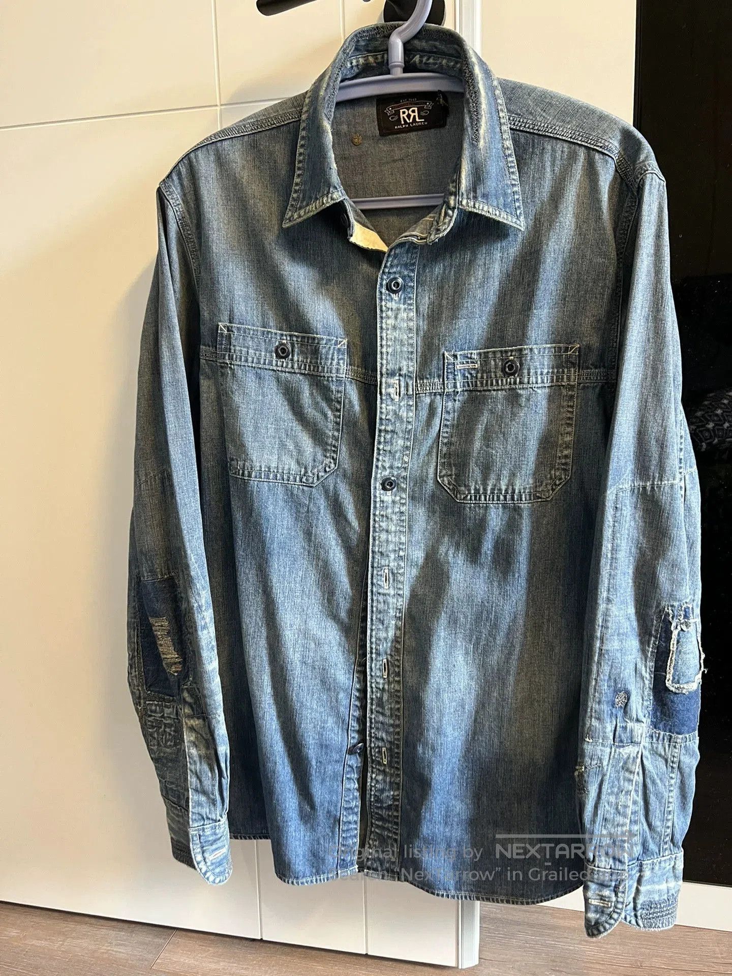 RRL Ralph Lauren RRL Thick Shirt in Dusty Pink Color. Size US M / EU 48-50 / 2 - 2 Thumbnail