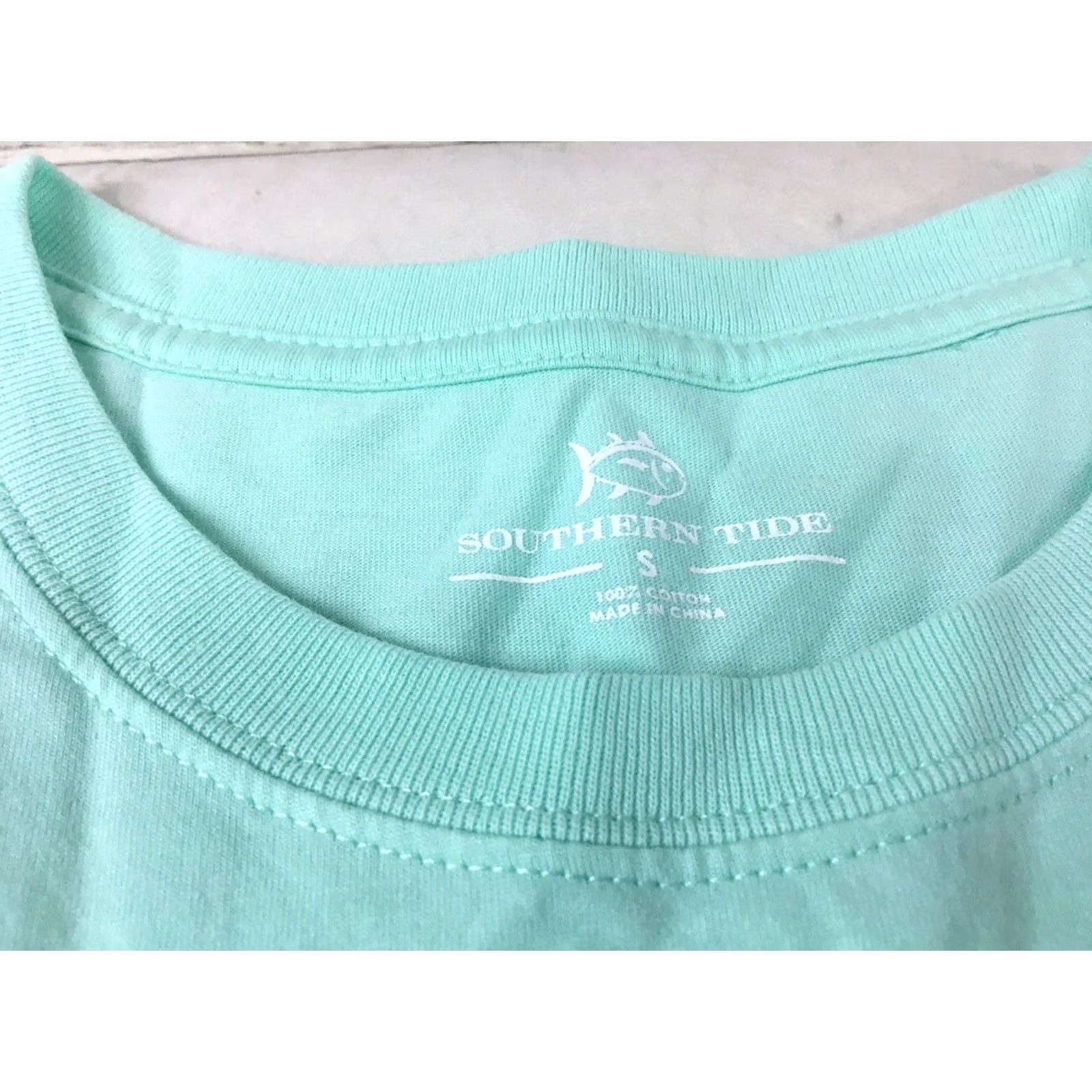 Southern Tide Southern Tide T-Shirt Women S Blue Pocket Shor t Sleeve 90s? Size S / US 4 / IT 40 - 5 Thumbnail