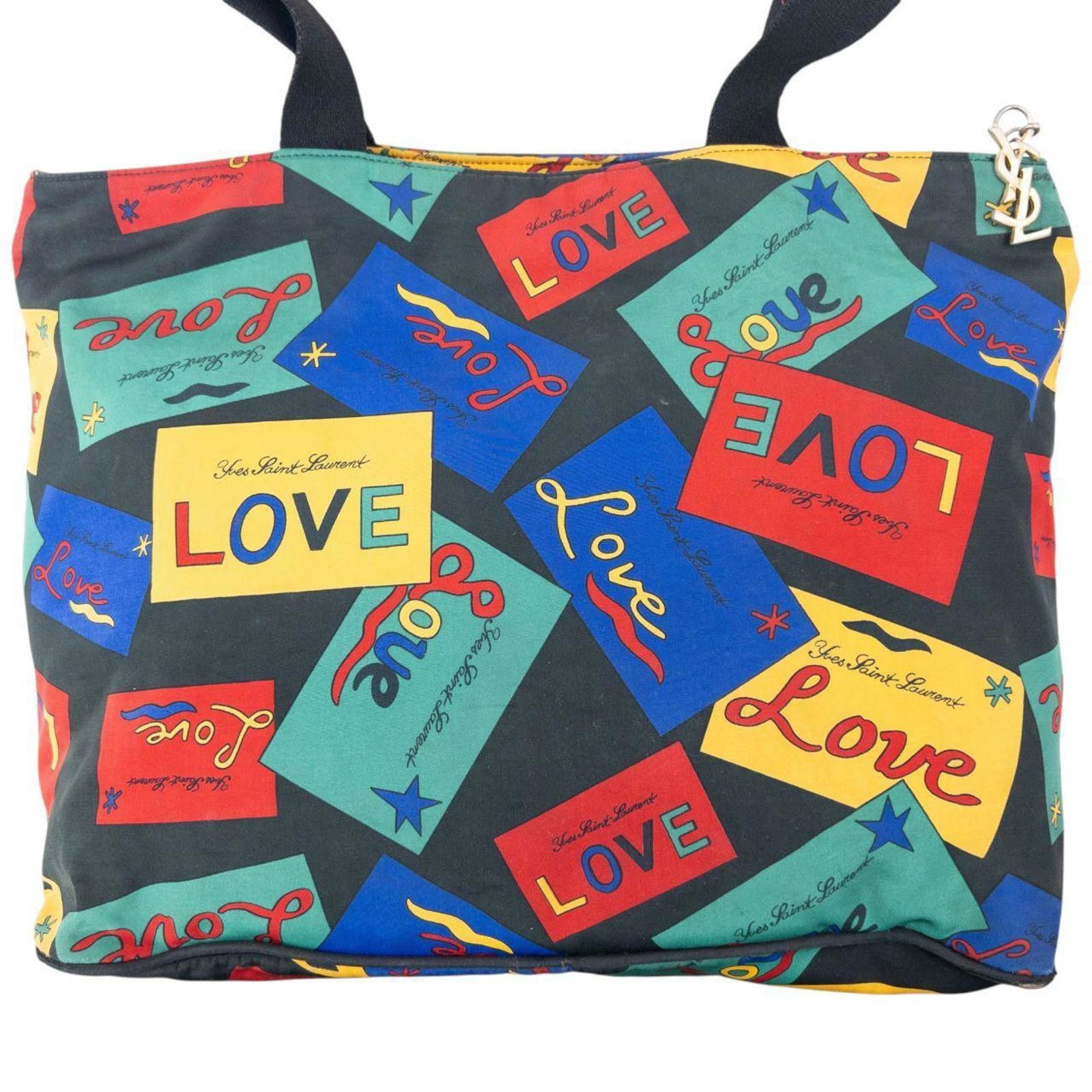 Yves Saint Laurent Vintage 90s YSL Yves Saint Laurent Love Pattern Shoulder Bag Size ONE SIZE - 1 Thumbnail