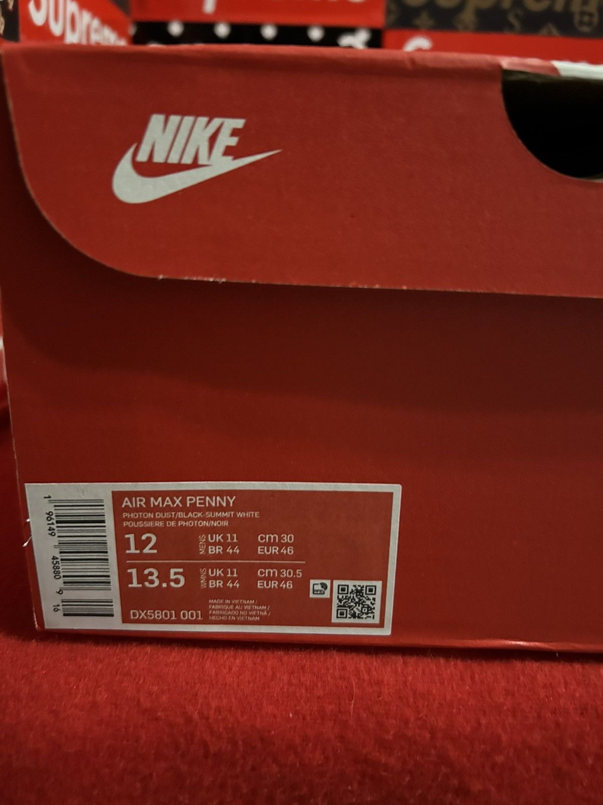 Nike Nike Air Max Penny 1 PRM Photon Dust Summit White size 12 Size US 12 / EU 45 - 6 Thumbnail