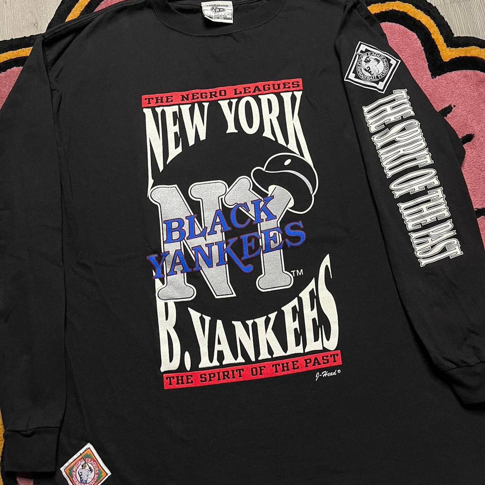 Vintage Vintage 90’s Negro League New York Black Yankees Tshirt Grailed