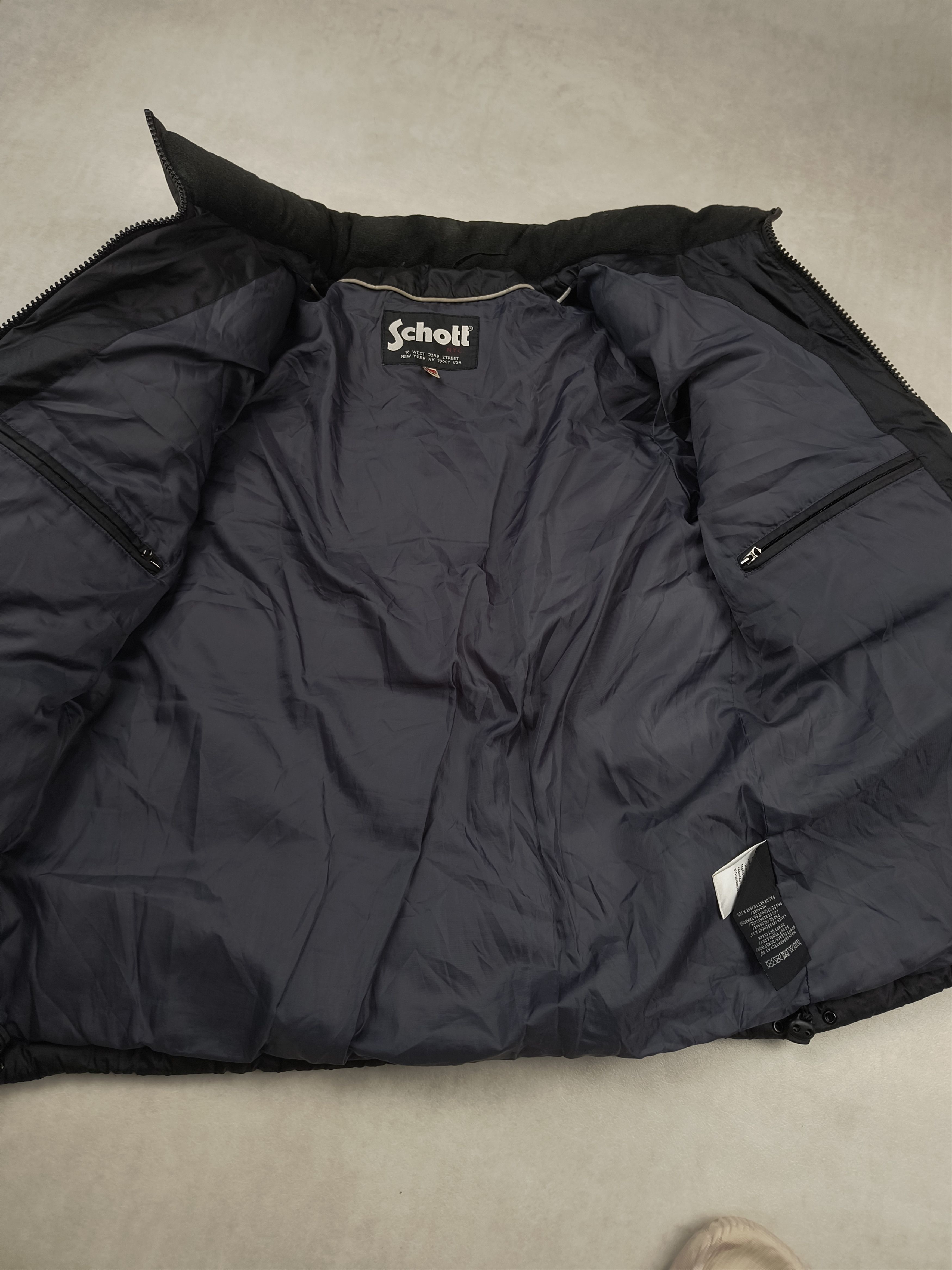 Schott Vintage Schott puffer jacket made in USA y2k Size US M / EU 48-50 / 2 - 10 Thumbnail