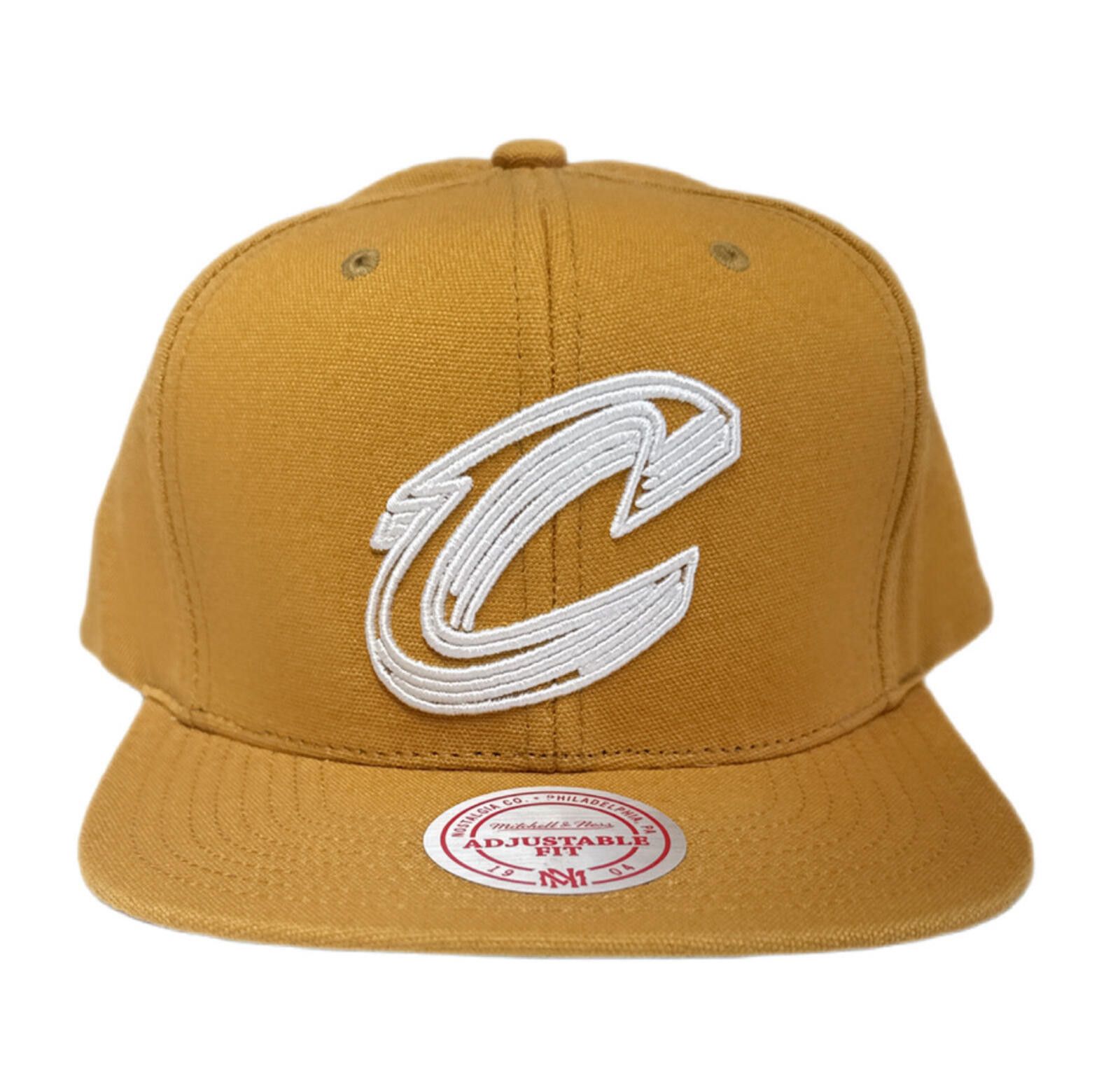Mitchell & Ness Mitchell & Ness Cleveland Cavaliers Wheat Snapback Hat Size ONE SIZE - 2 Thumbnail