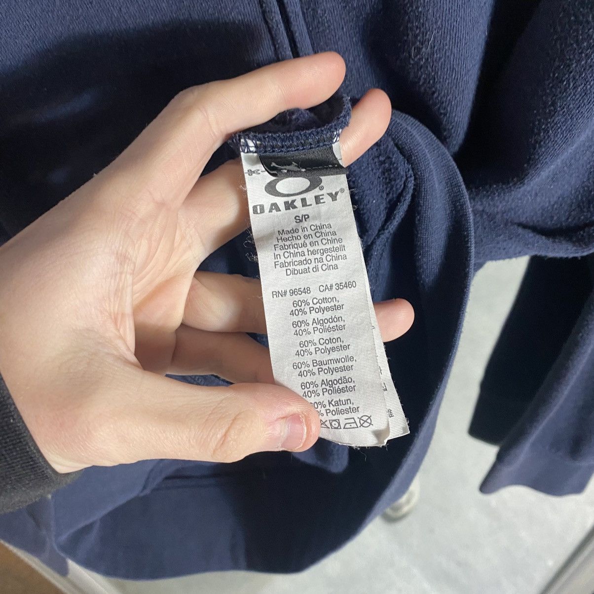 Oakley Vintage Blue Oakley Zip Hoodie Size US S / EU 44-46 / 1 - 6 Thumbnail