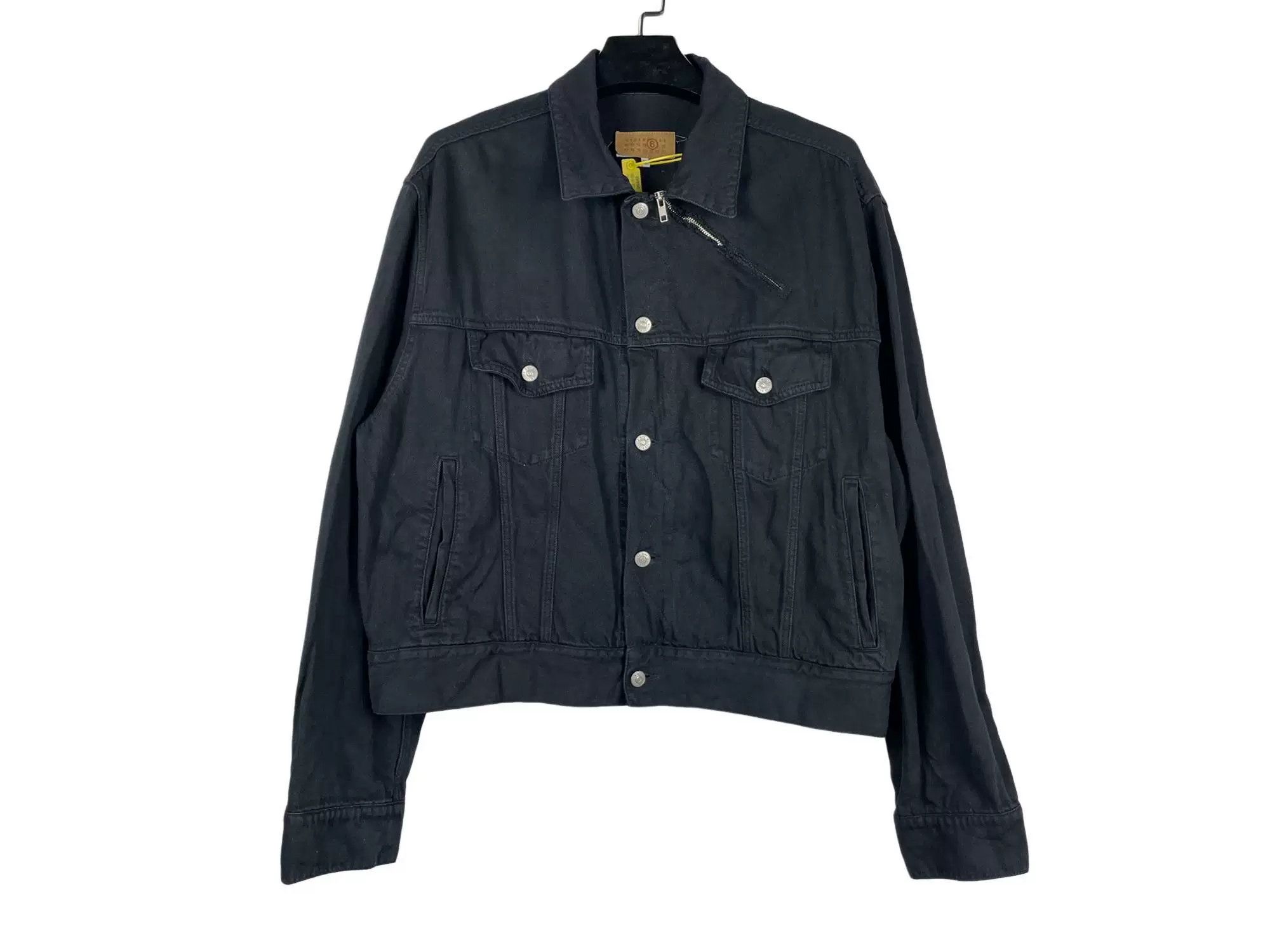 Maison Margiela Maison Margiela MM6 Zip Collar Denim Jacket Size US S / EU 44-46 / 1 - 1 Thumbnail
