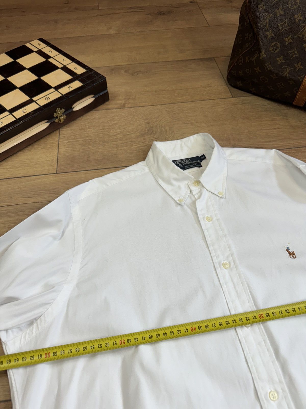 Polo Ralph Lauren White shirt Polo Ralph Lauren Oxford original old money item Size US XL / EU 56 / 4 - 3 Thumbnail