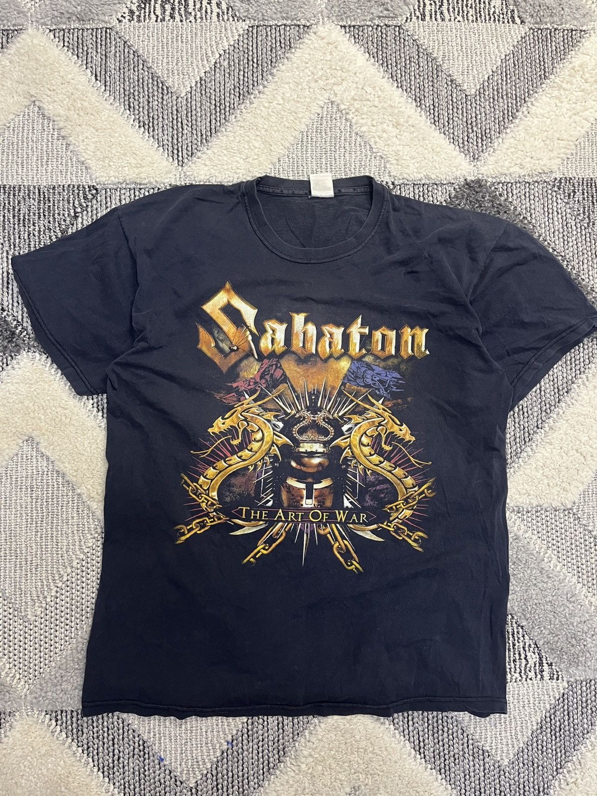 VINTAGE SABATON TOUR 2009 T SHIRT