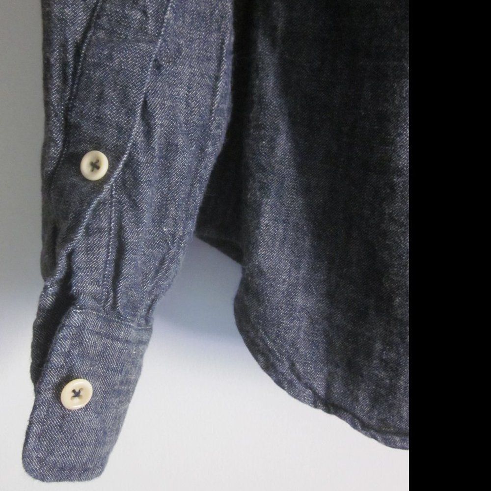 Brooklyn Tailors Brooklyn Tailors Custom Made Size L Dark Blue Denim Fitted S Size L / US 10 / IT 46 - 8 Thumbnail