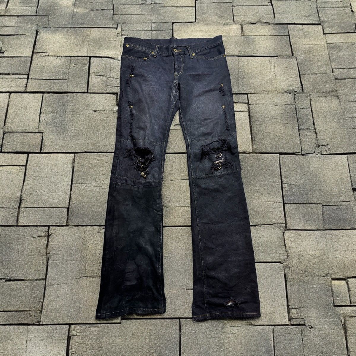 If Six Was Nine IfSixWasNine Black Mudmax Denim | Grailed