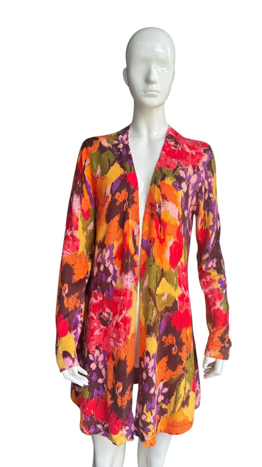 Isaac Mizrahi Isaac Mizrahi Live Multicolor Cardigan Size M / US 6-8 / IT 42-44 - 6 Thumbnail