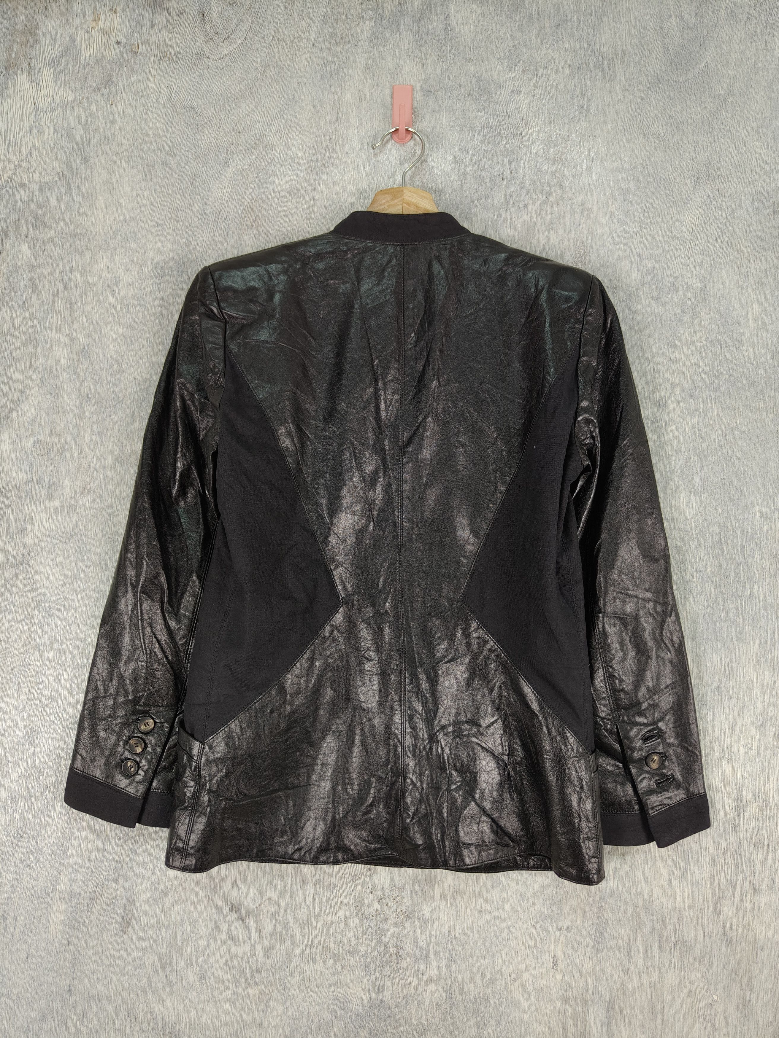 Helmut Lang Vintage Helmut Lang Lamb Leather Blazer Style Jacket Size US M / EU 48-50 / 2 - 8 Thumbnail