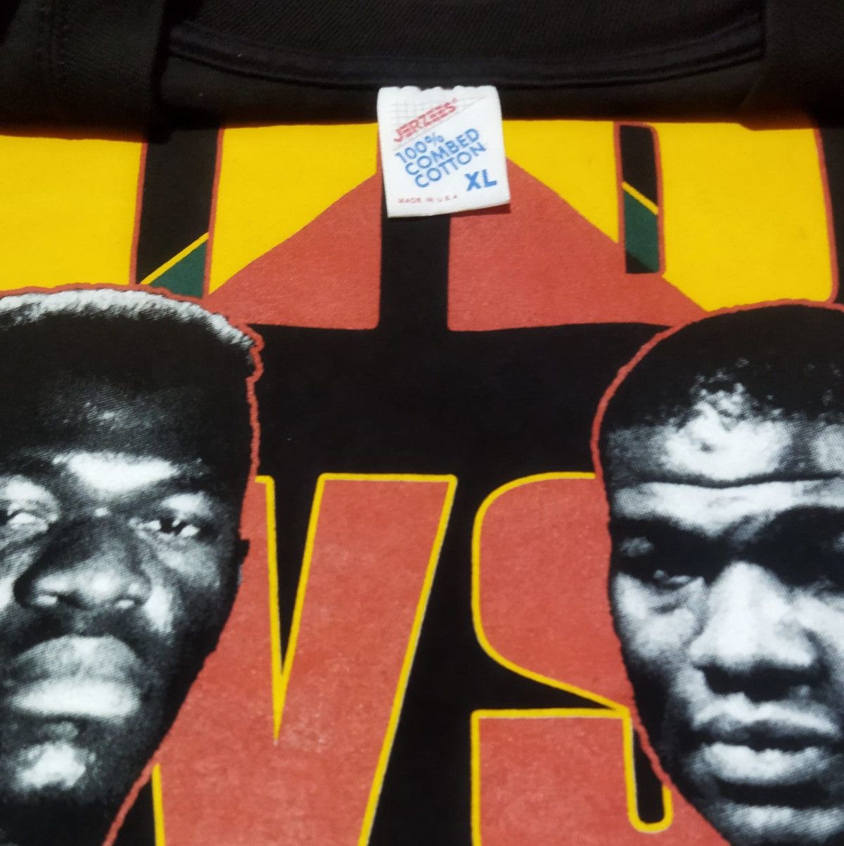 Vintage Vintage 90s Boxing Hide vs Bowe Shirt Size US XL / EU 56 / 4 - 3 Thumbnail