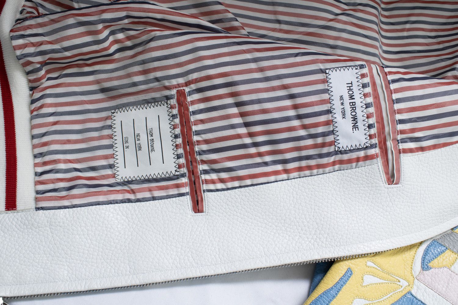 Thom Browne Thom Browne, floral lamb leather bomber jacket Size M / US 6-8 / IT 42-44 - 7 Thumbnail