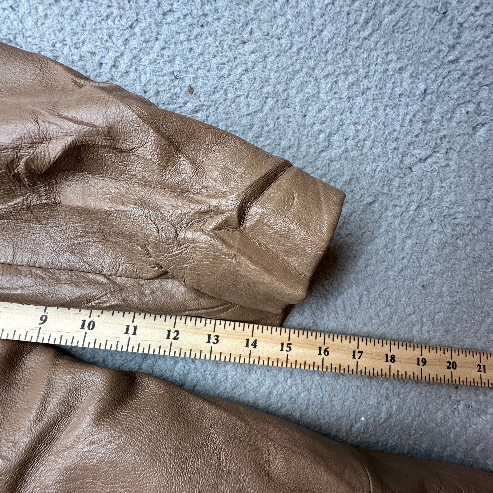 Other Vintage 70s New England Sportswear Leather Coat Womens 12 Size XL / US 12-14 / IT 48-50 - 6 Thumbnail