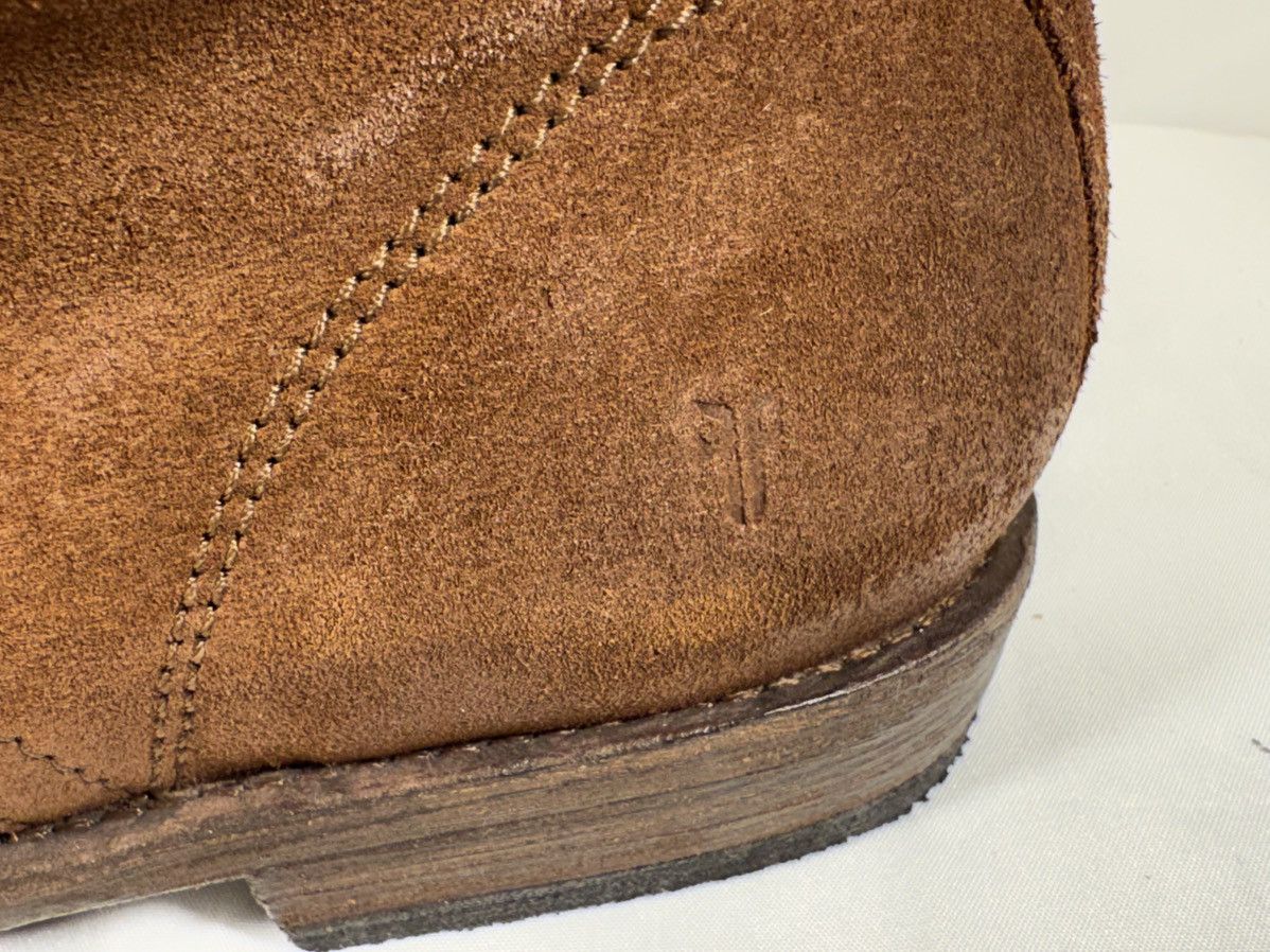 Frye FRYE Tyler Flex Lace Up Boots Brown Suede Size US 12 / EU 45 - 10 Thumbnail