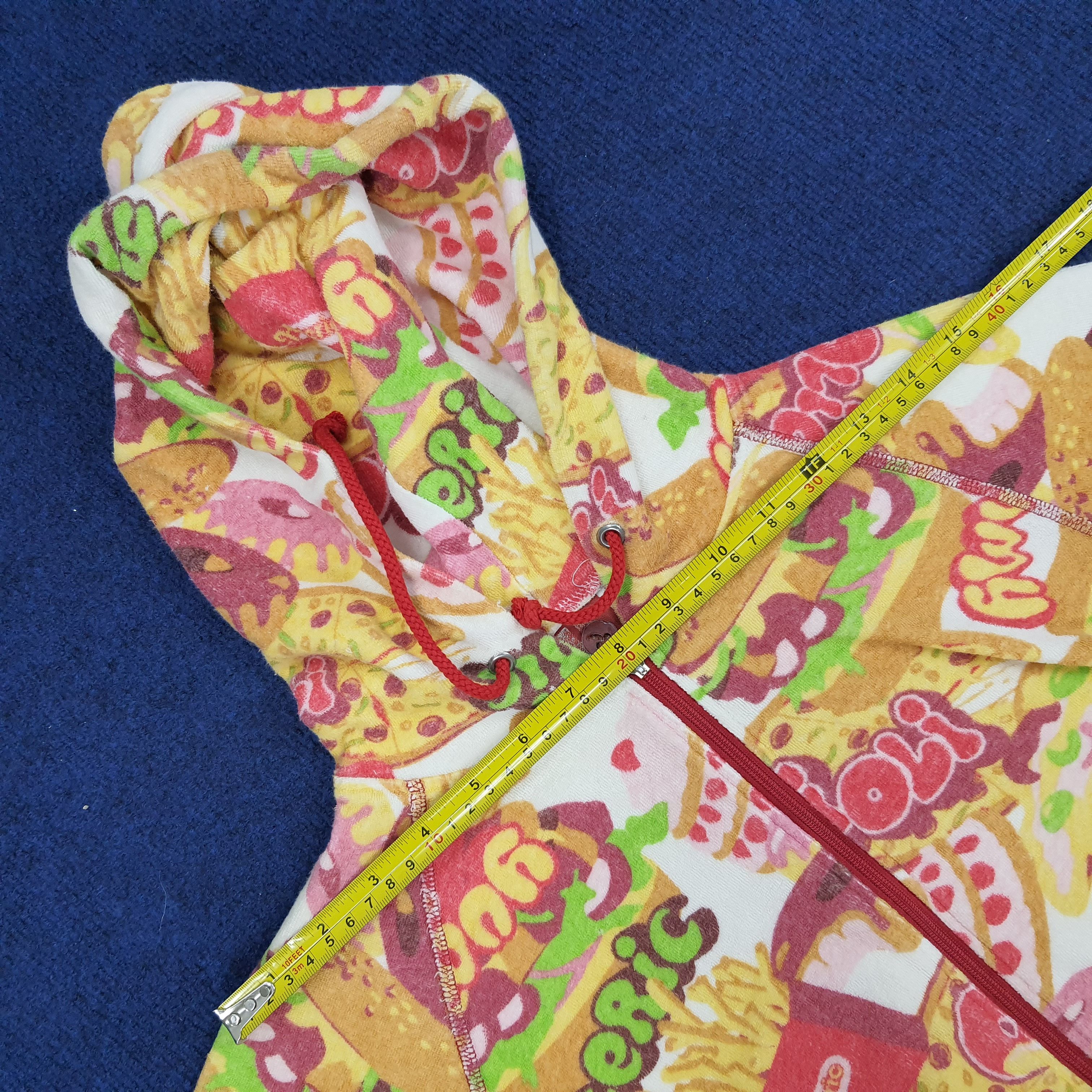 Hysteric Glamour × Japanese Brand × Vintage Vintage Hysteric Glamour Yummy Olioli Junk Food Hoodies Size XS / US 0-2 / IT 36-38 - 9 Thumbnail