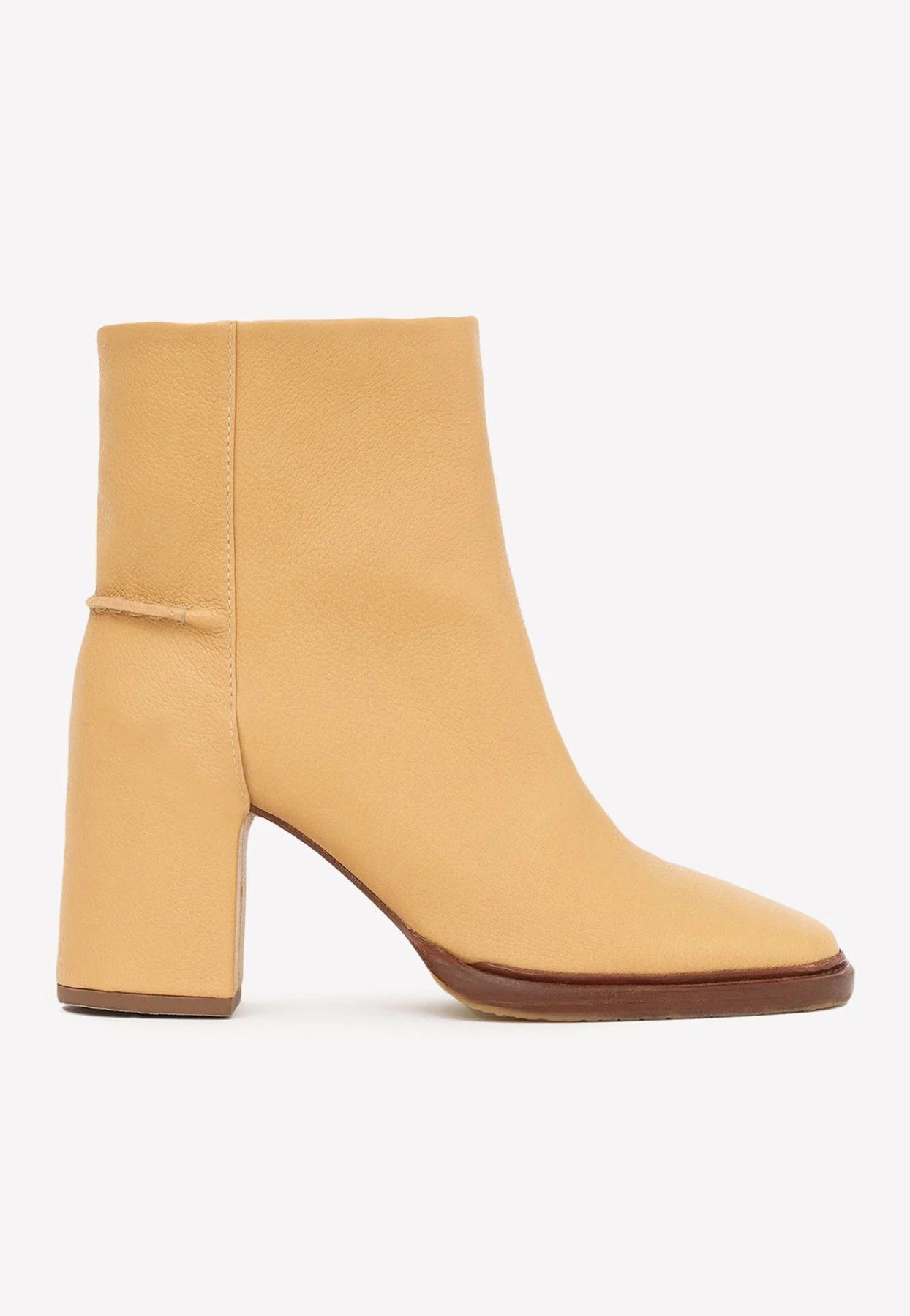 Chloe o1loc1c0624 CHC23 Edith Ankle Boots in Soft Tan Size US 6 / IT 36 - 1 Thumbnail