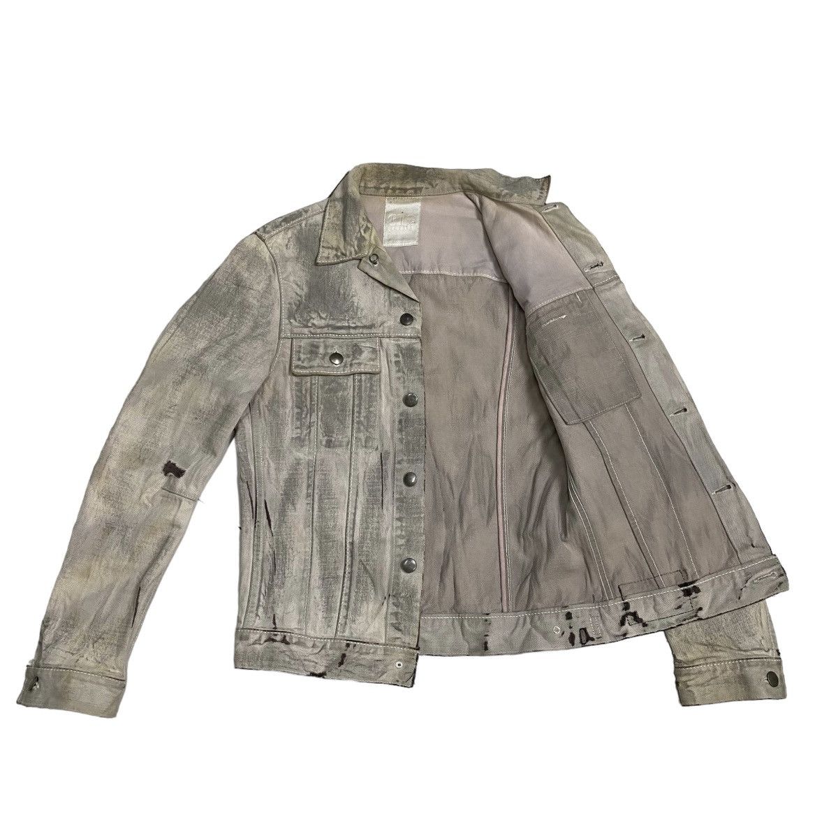 If Six Was Nine One Gravity distressed style denim trucker jacket Size US M / EU 48-50 / 2 - 9 Thumbnail