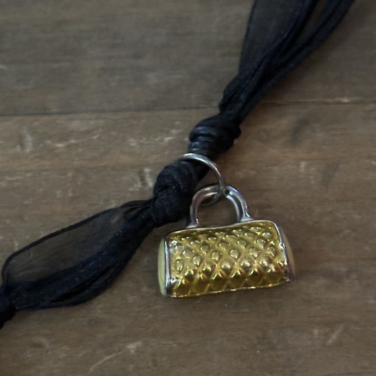 Other Handbag charm black ribbon necklace Size ONE SIZE - 3 Thumbnail