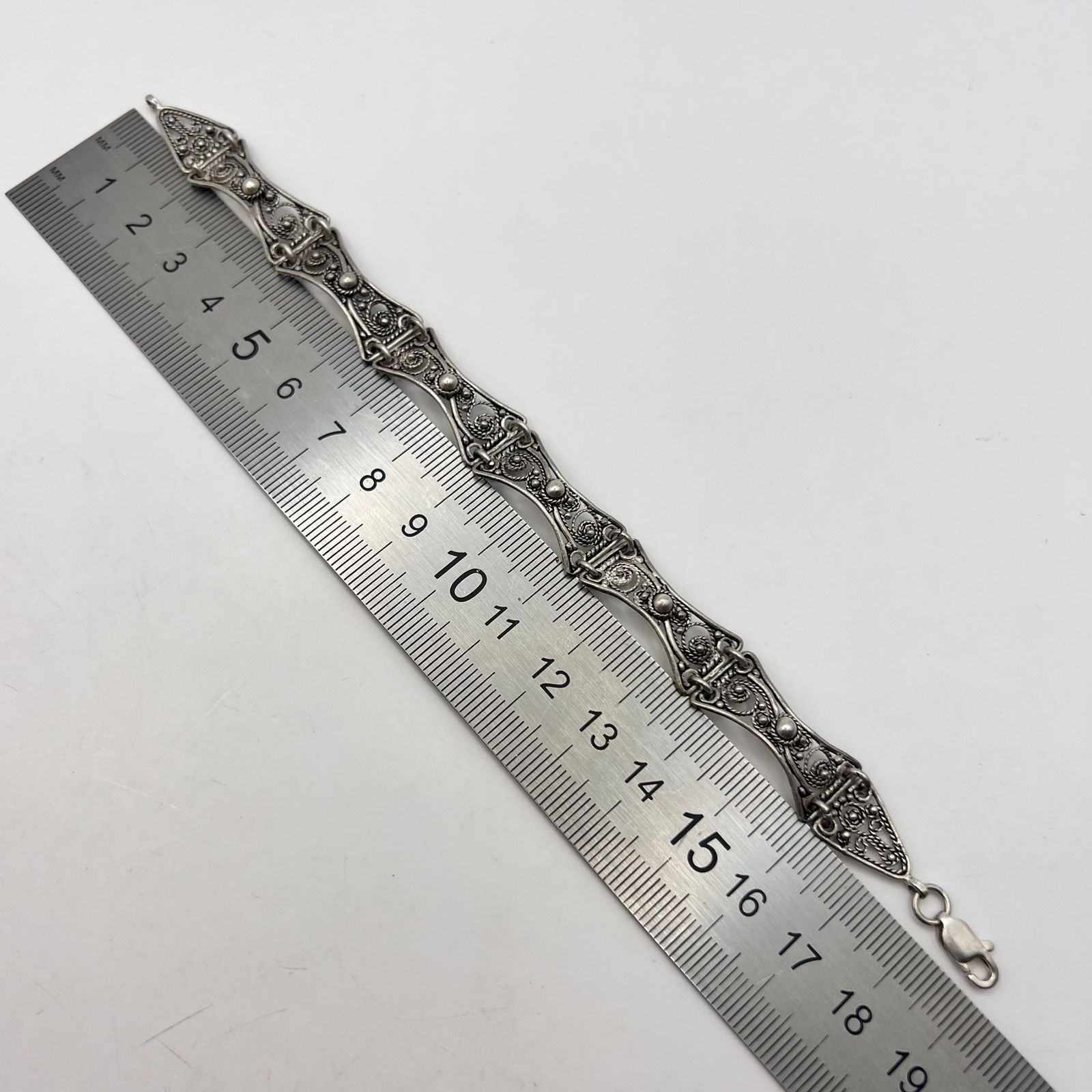 Vintage Vintage Bracelet Jewelry 925 Sterling Silver 12.5 gr Size ONE SIZE - 7 Thumbnail